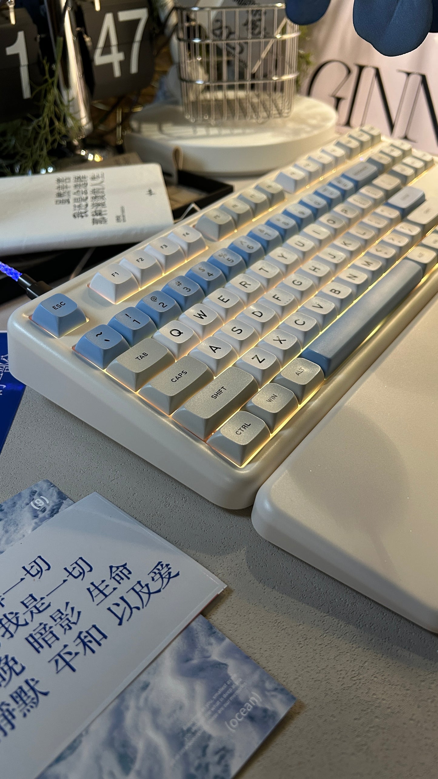 Unboxing Sample For Sales ONLY 1 Instock Fully Prebuilt Su Dongpo Tri-Mode Wireless Mechanical Keyboard With Wristrest Set