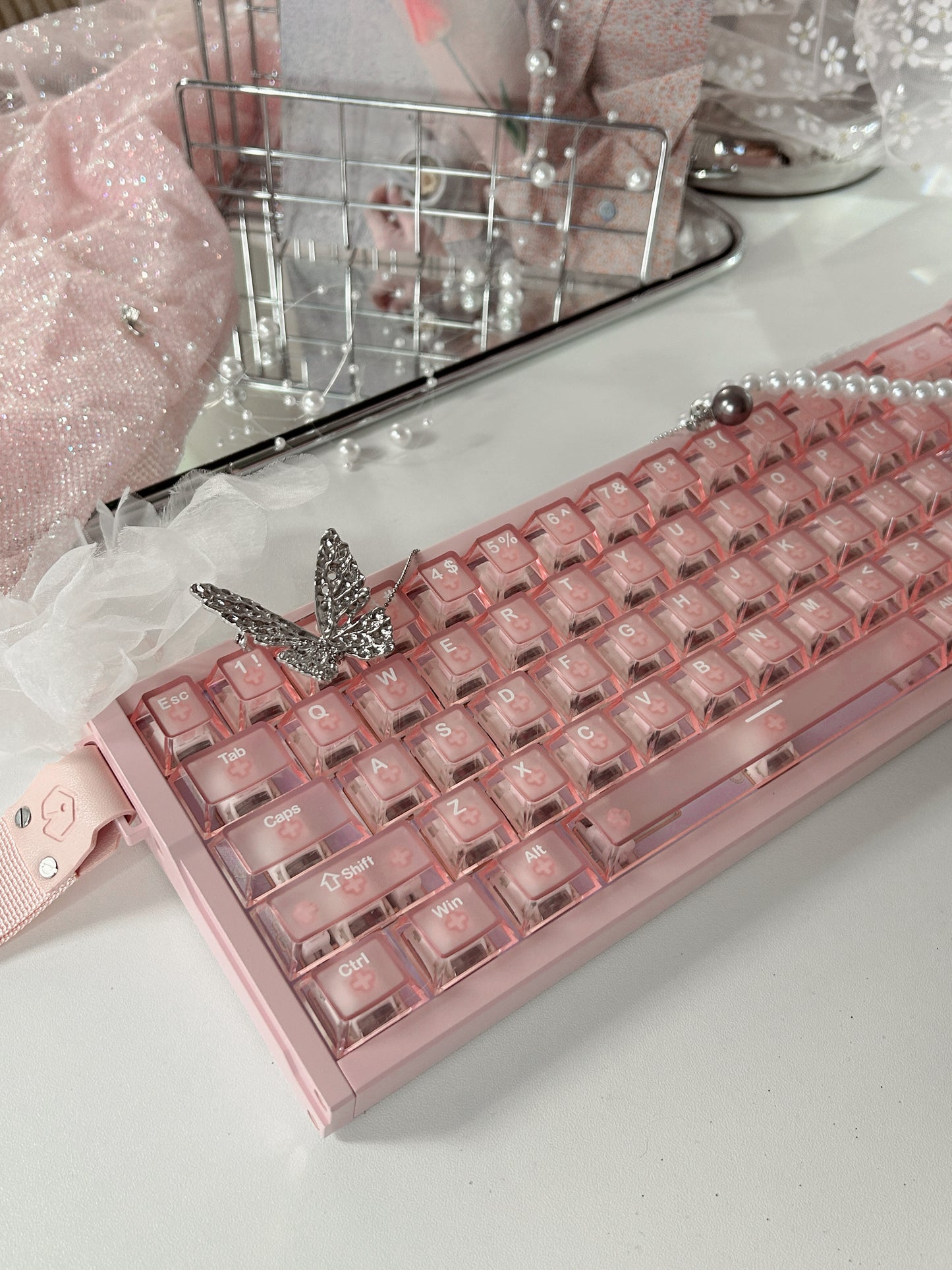 Unboxing Sample For Sales ONLY 1 Instock Peach Pink MG68 Plus Magnetic Switch Mechanical Keyboard