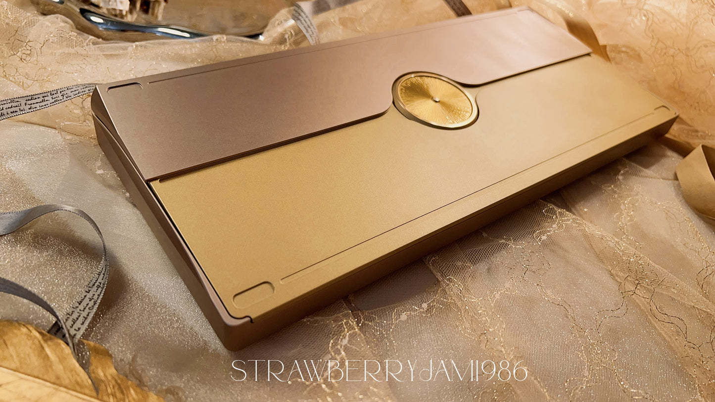 【preorder】Prebuilt NEO75 CU Grey Gold tri_mode Aluminum Customized Mechanical Keyboard set