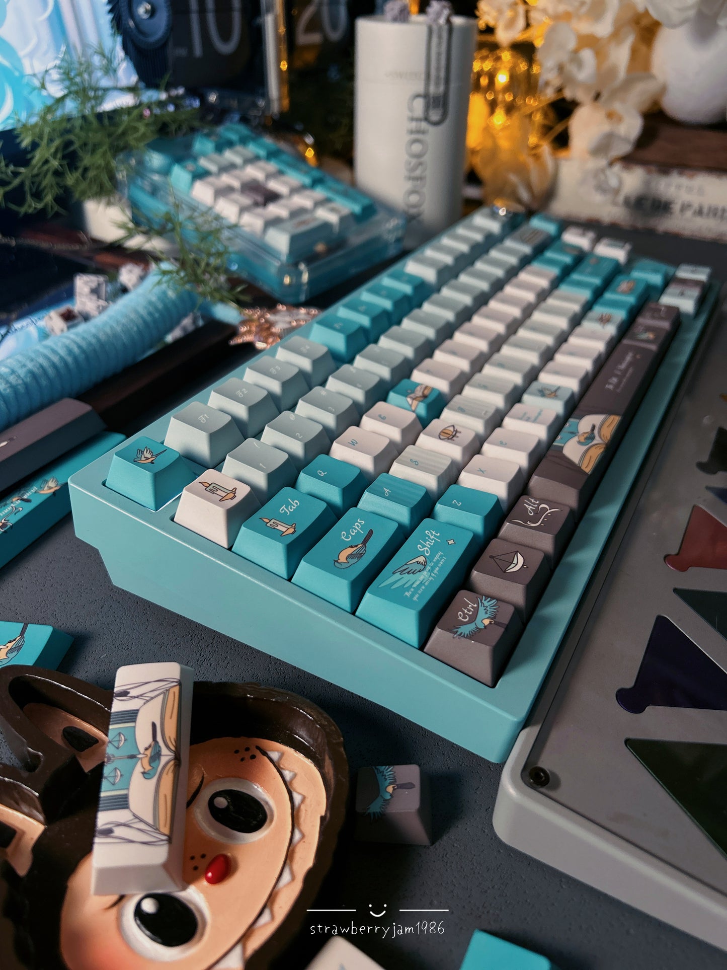 Prebuilt Aluminum Customized Mechanical Keyboard QK75 Set(not including Wristrest nor number pad)