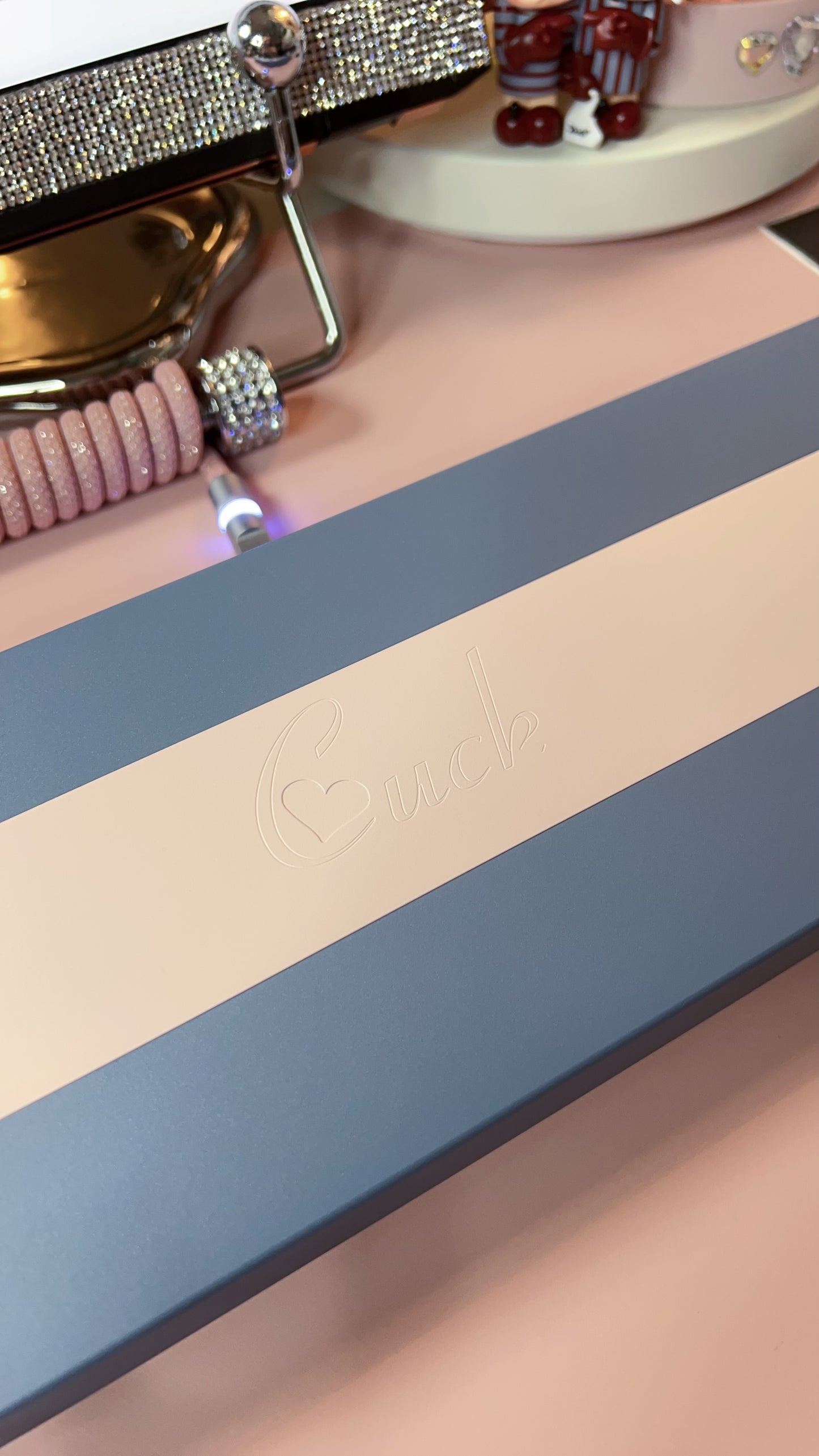 【Preorder】Prebuilt Lucky67 Dusty Blue Dirty Rose Pastel Red Circus Theme Aluminum Mechanical Customized Keyboard