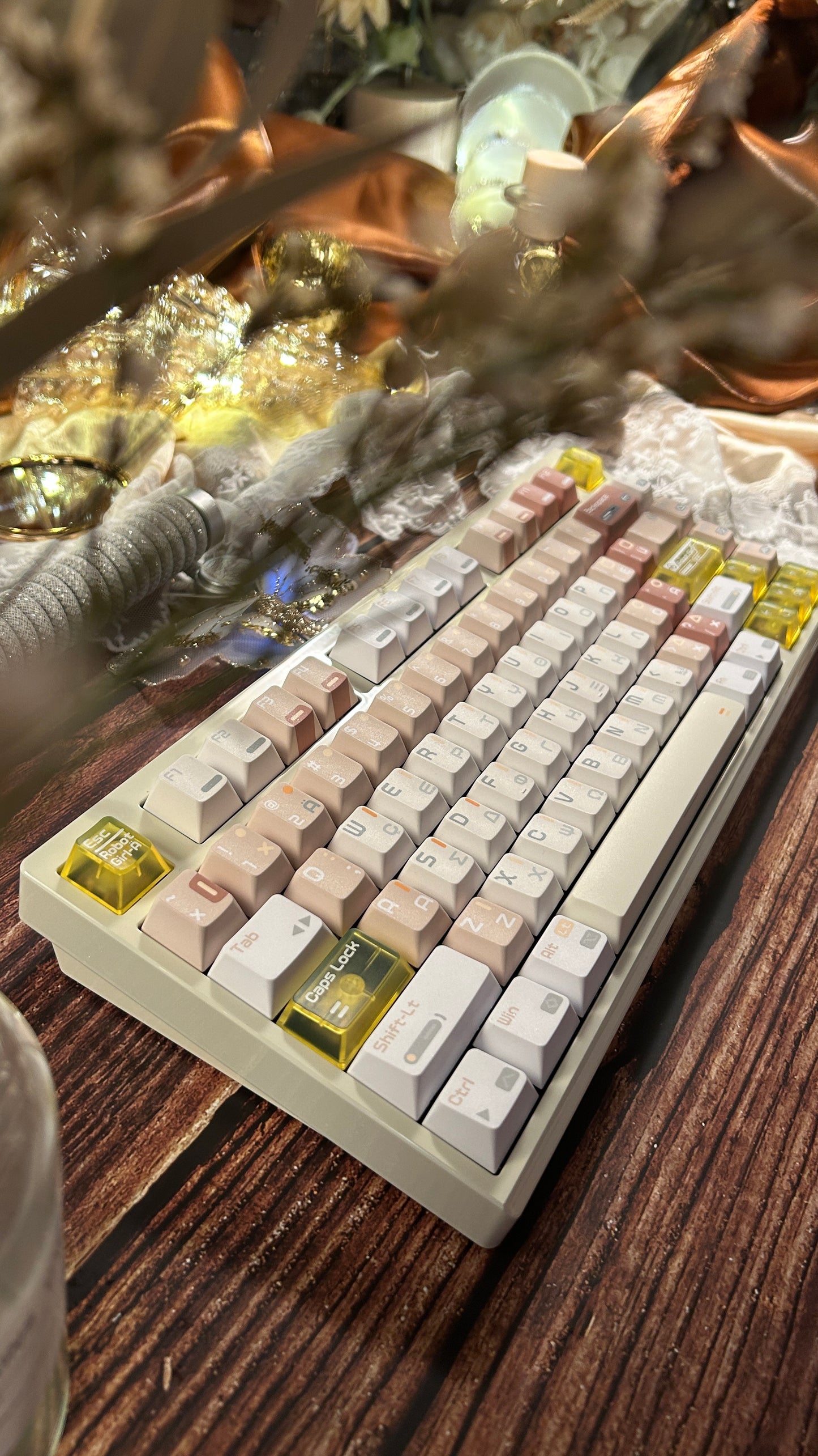 「unboxing only 1 Instock」Ro75 Mechanical Keyboard Kit Wired Aluminium Alloy Rgb Custom Qmk/Via Quick Dismantling Structure Keyboard For Accessory