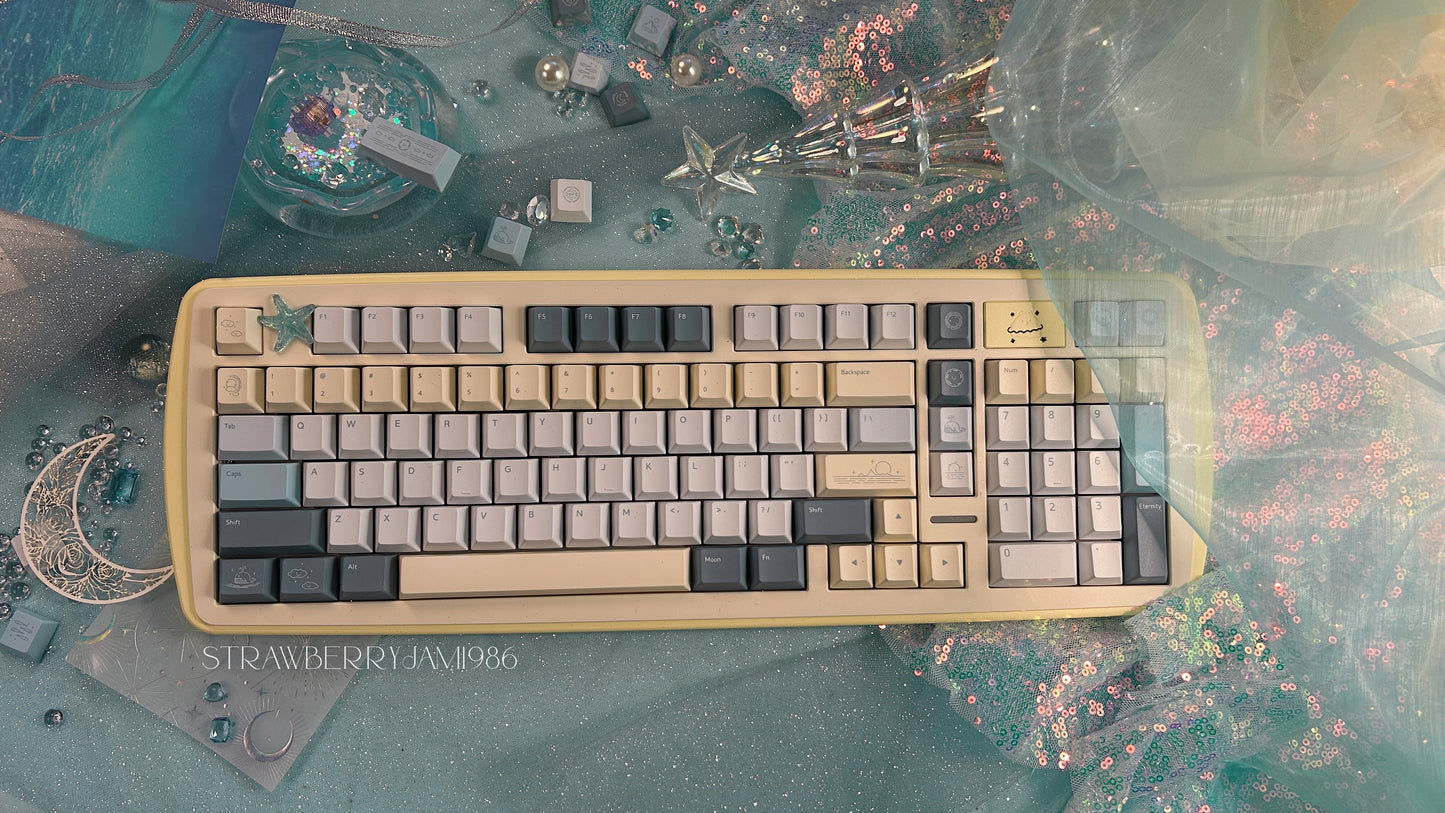 「ONLY 1 instock」Prebuilt Dino98 Aluminum Customized Mechanical Keyboard