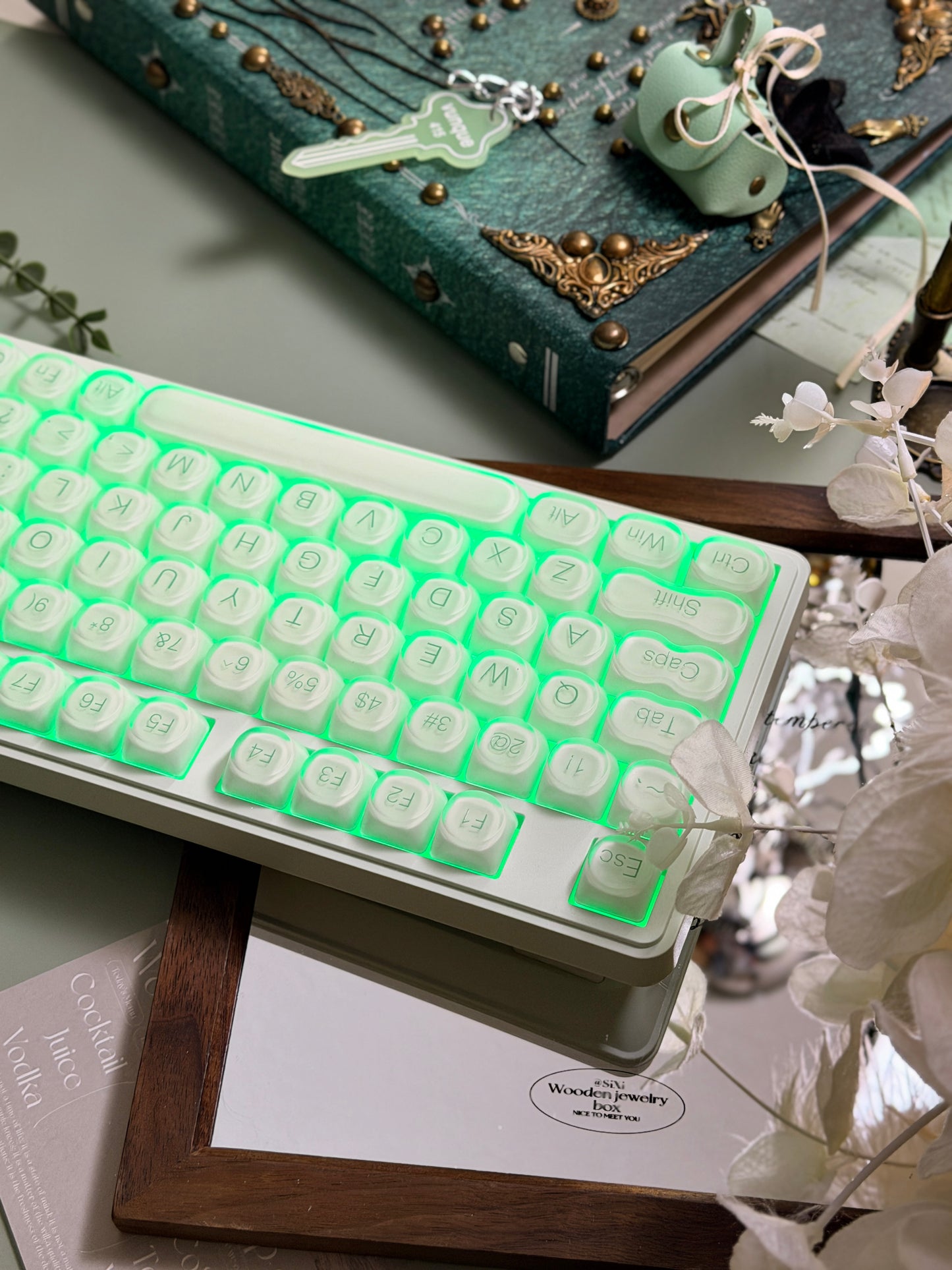 Unboxing Clearance FURYCUBE IP98 Green Foggy Matt Foundation RGB Backlit Silent Creamy Gaming Keyboard