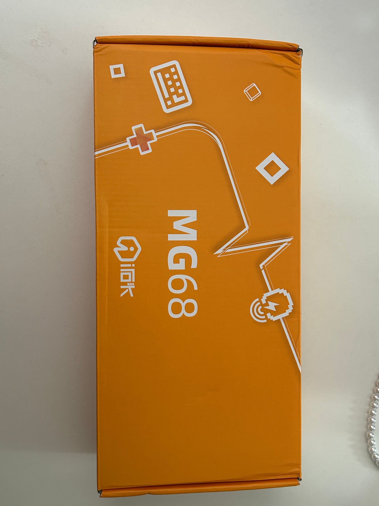 Unboxing Sample For Sales ONLY 1 Instock Peach Pink MG68 Plus Magnetic Switch Mechanical Keyboard