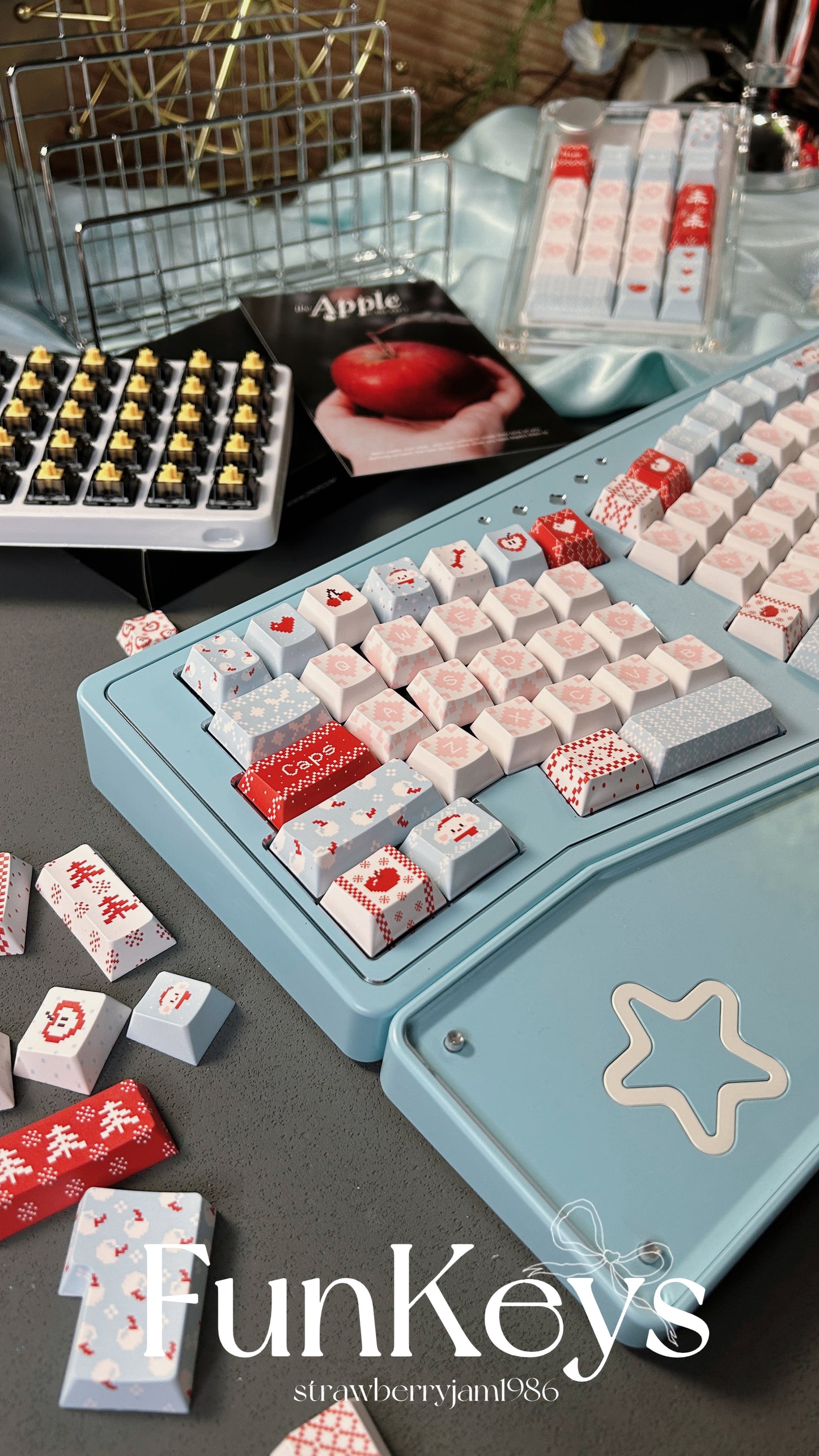 Niko's Customized preorder BLUE staralice WITH GOLD HIGHLIGHTER