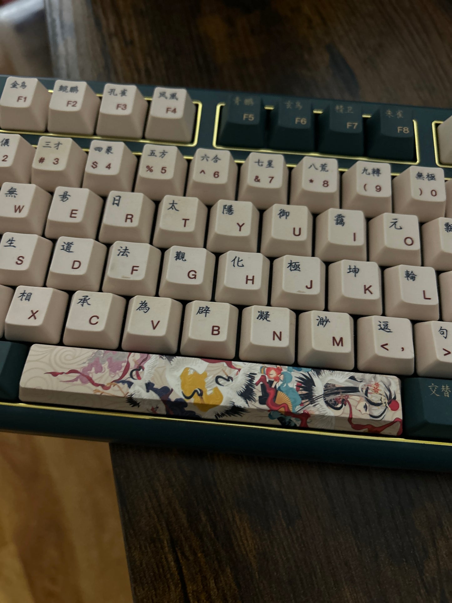 unboxing sample sale ONLY 1 Instock prebuilt tri-mode Varmilo Crane of Lure 108
