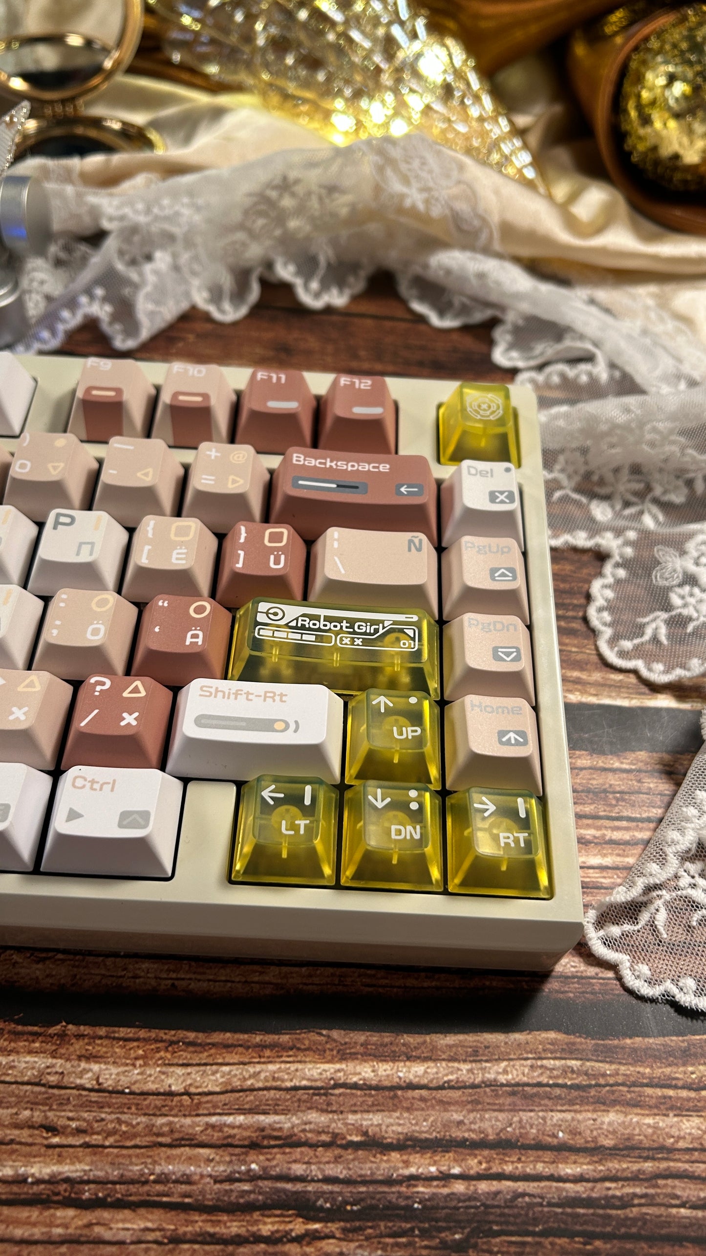 「unboxing only 1 Instock」Ro75 Mechanical Keyboard Kit Wired Aluminium Alloy Rgb Custom Qmk/Via Quick Dismantling Structure Keyboard For Accessory