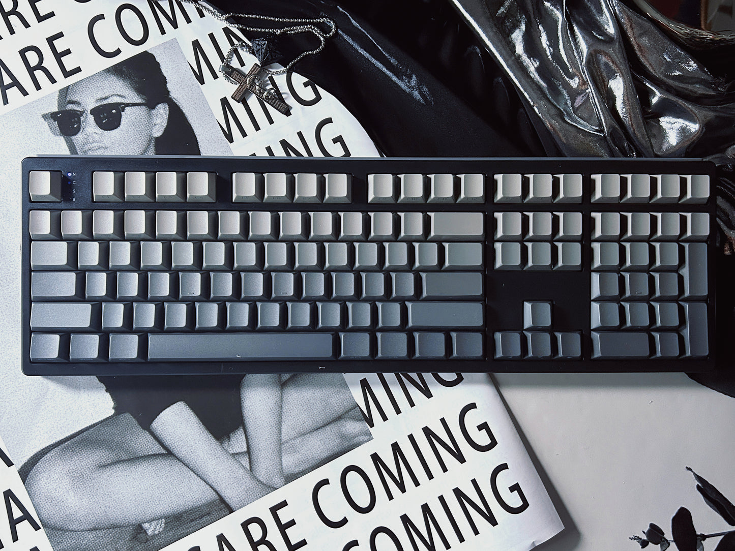 Unboxing Sample For Sales ONLY 1 Instock EPOMAKER TH108 Grey Black Gasket-Mount Hot-Swappable Custom Keyboard