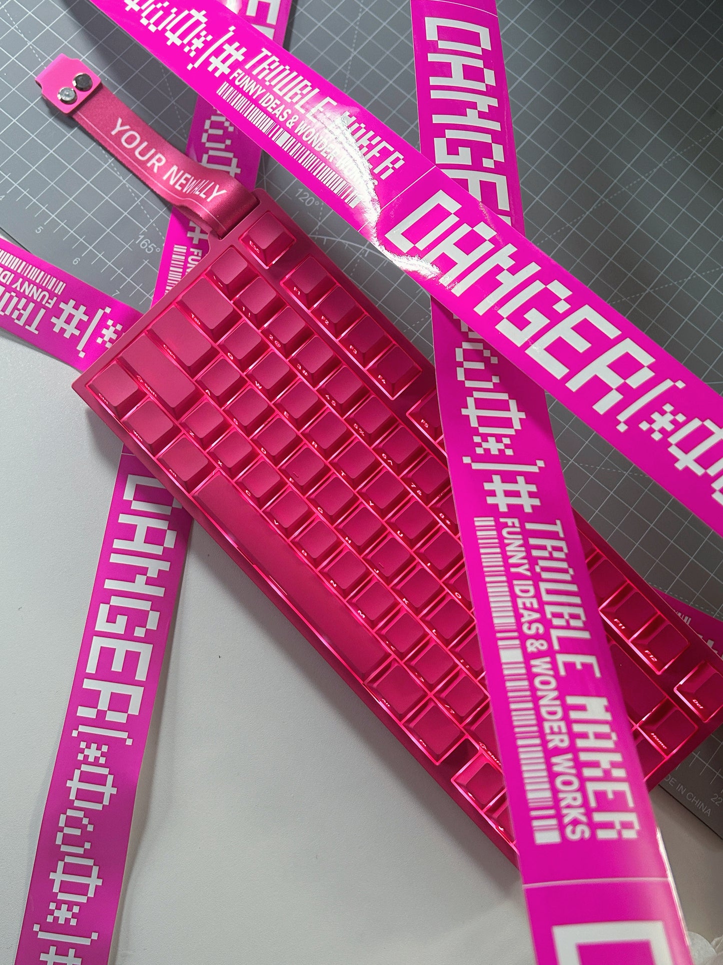 PREBUILT Hot Pink BEAT75 RGB Wireless Tri-Mode Magnetic Switch Gaming Mechanical Keyboard(2-3 wks shipping)