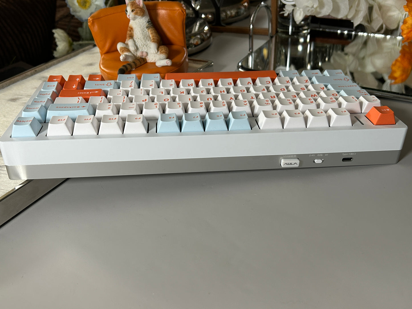 Unboxing Sample For Sales ONLY 1 Instock AULA M75 Aluminum Wireless/Wired Hot-swappable Mechanical Keyboard