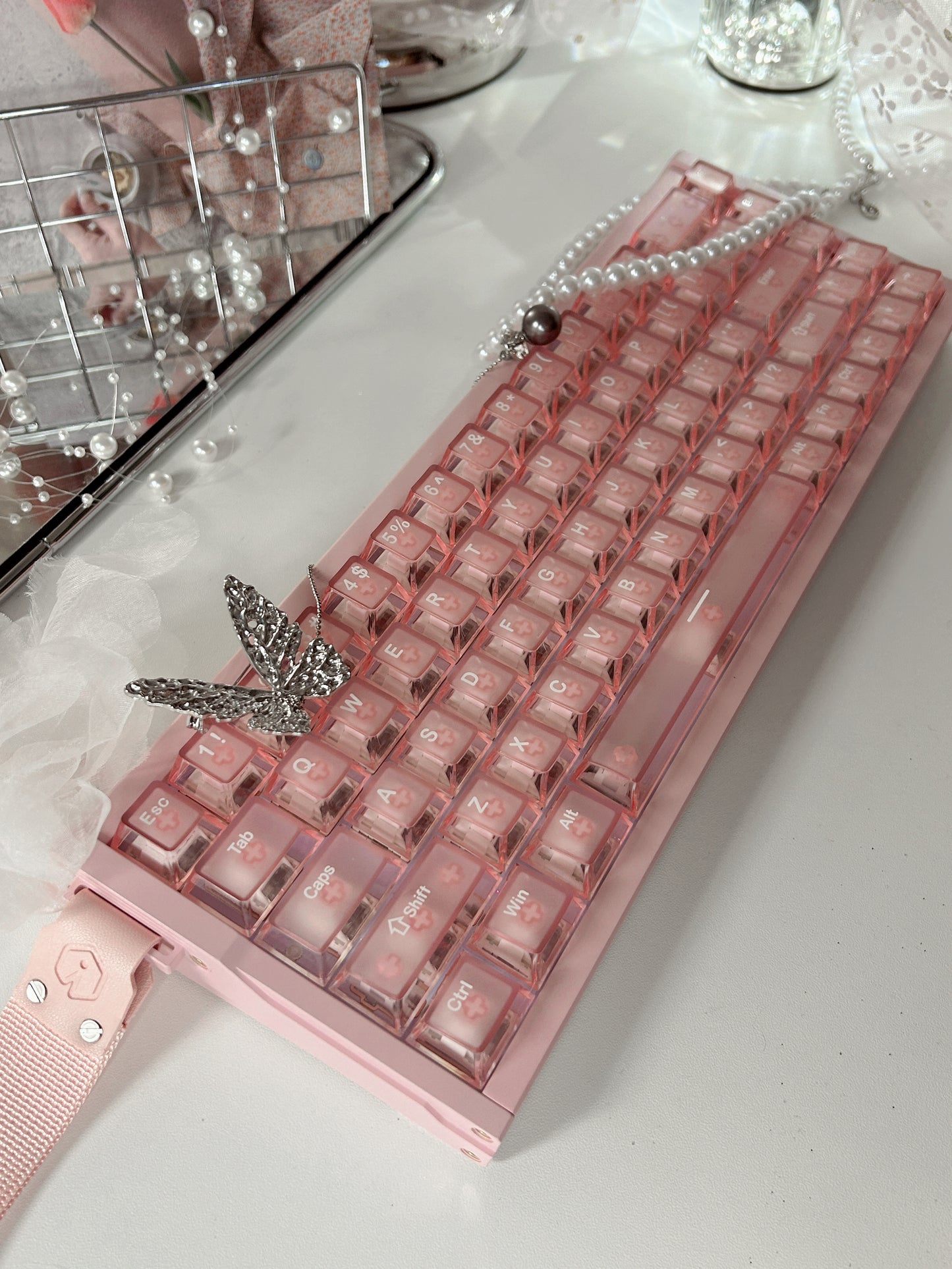 Unboxing Sample For Sales ONLY 1 Instock Peach Pink MG68 Plus Magnetic Switch Mechanical Keyboard