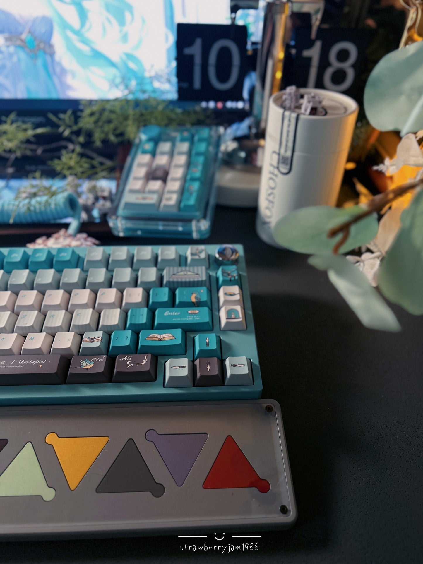 Prebuilt Aluminum Customized Mechanical Keyboard QK75 Set(not including Wristrest nor number pad)