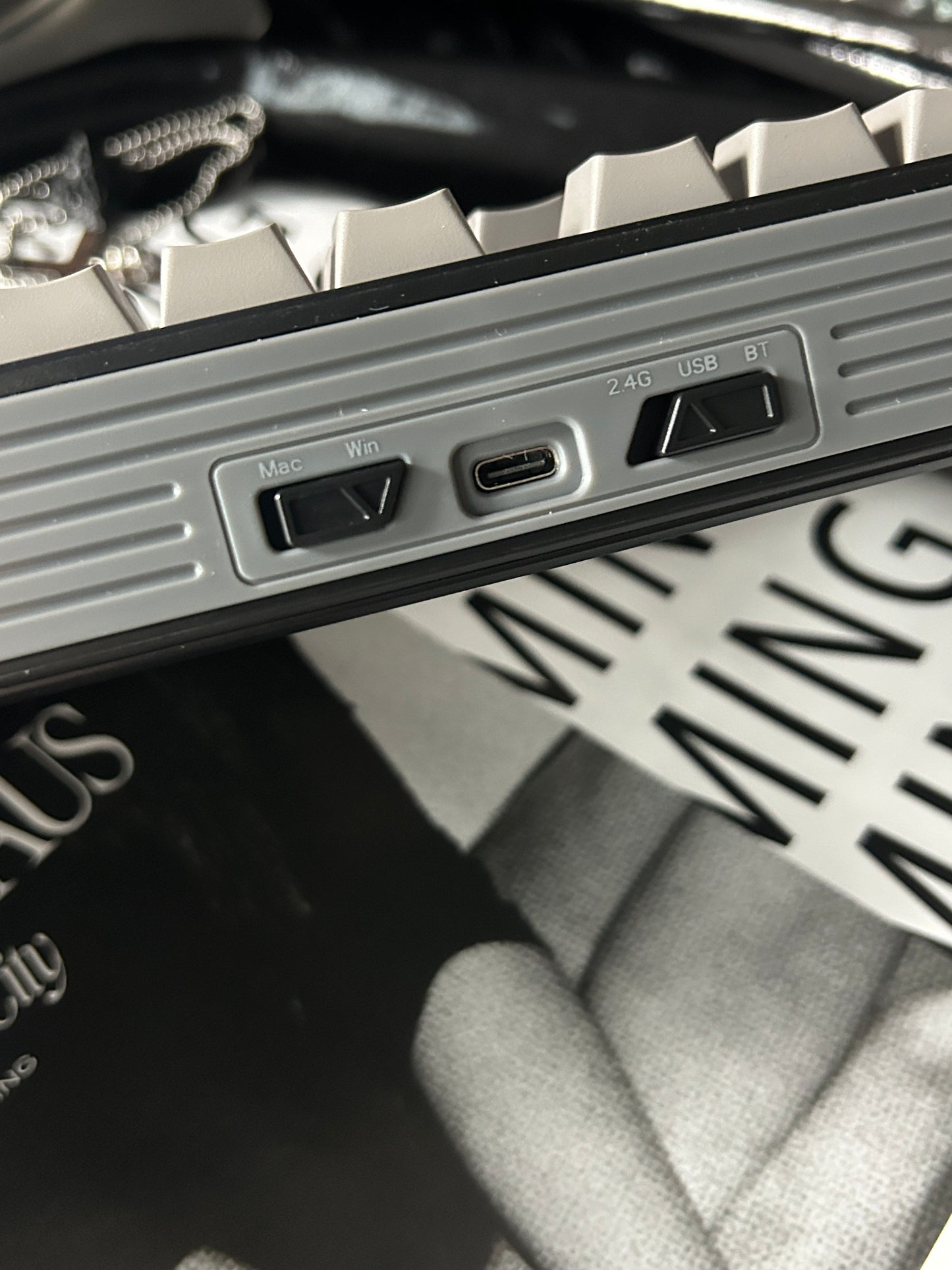 Unboxing Sample For Sales ONLY 1 Instock EPOMAKER TH108 Grey Black Gasket-Mount Hot-Swappable Custom Keyboard