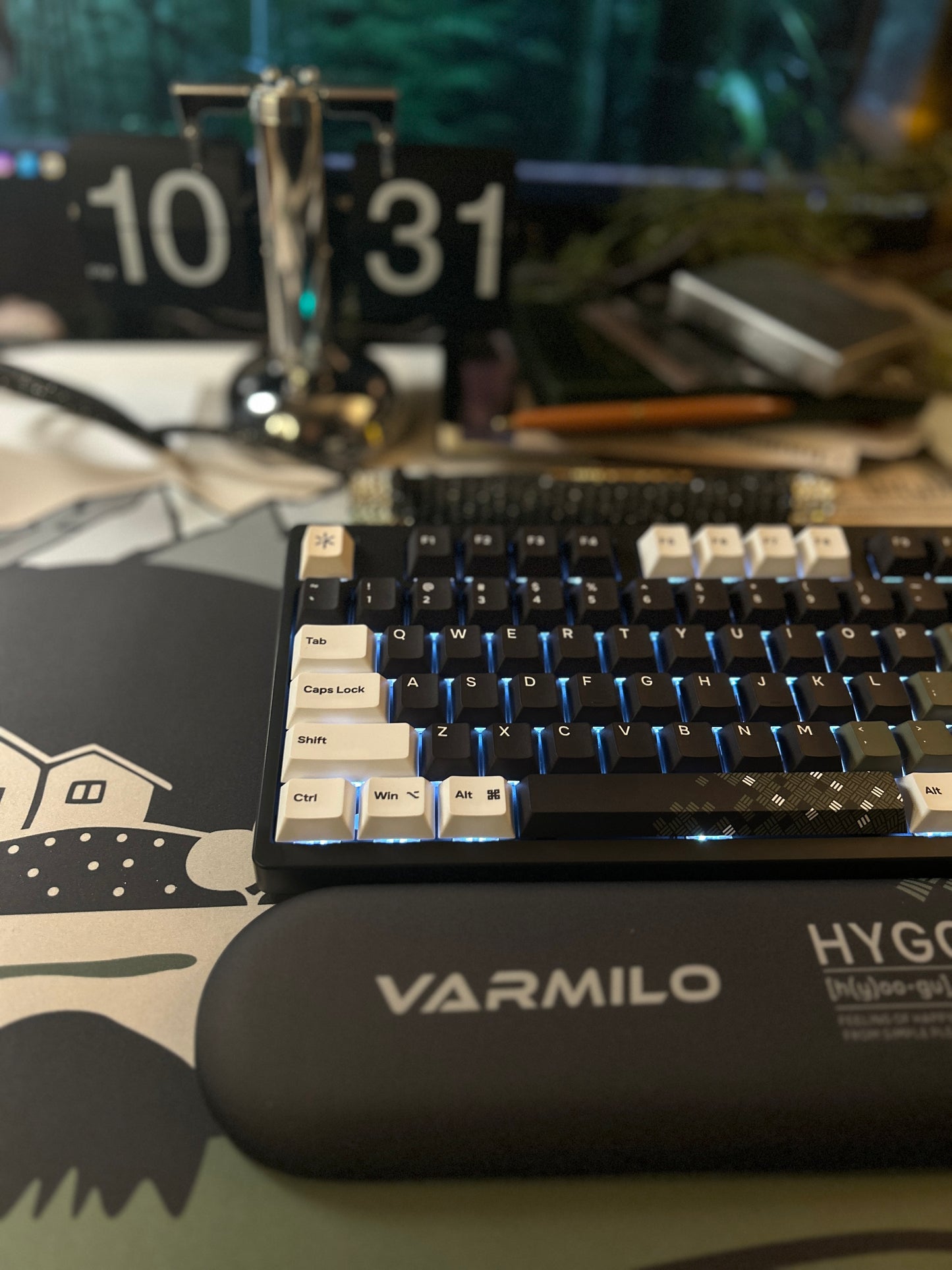 Unboxing Sample For Sales ONLY 1 Instock VARMILLO HYGGE V80 keyboard ➕ desk mat ➕Wristrest SET