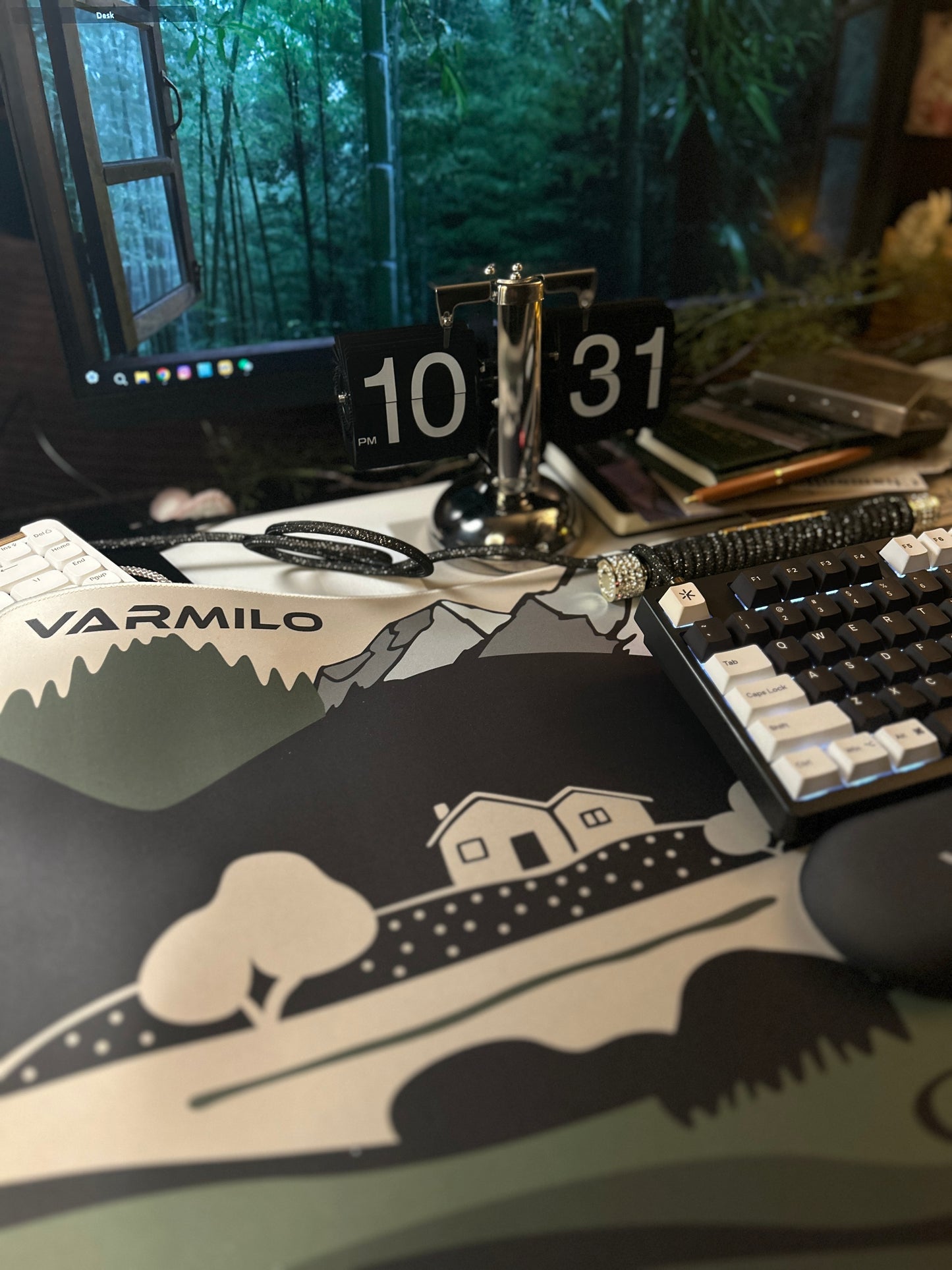 Unboxing Sample For Sales ONLY 1 Instock VARMILLO HYGGE V80 keyboard ➕ desk mat ➕Wristrest SET