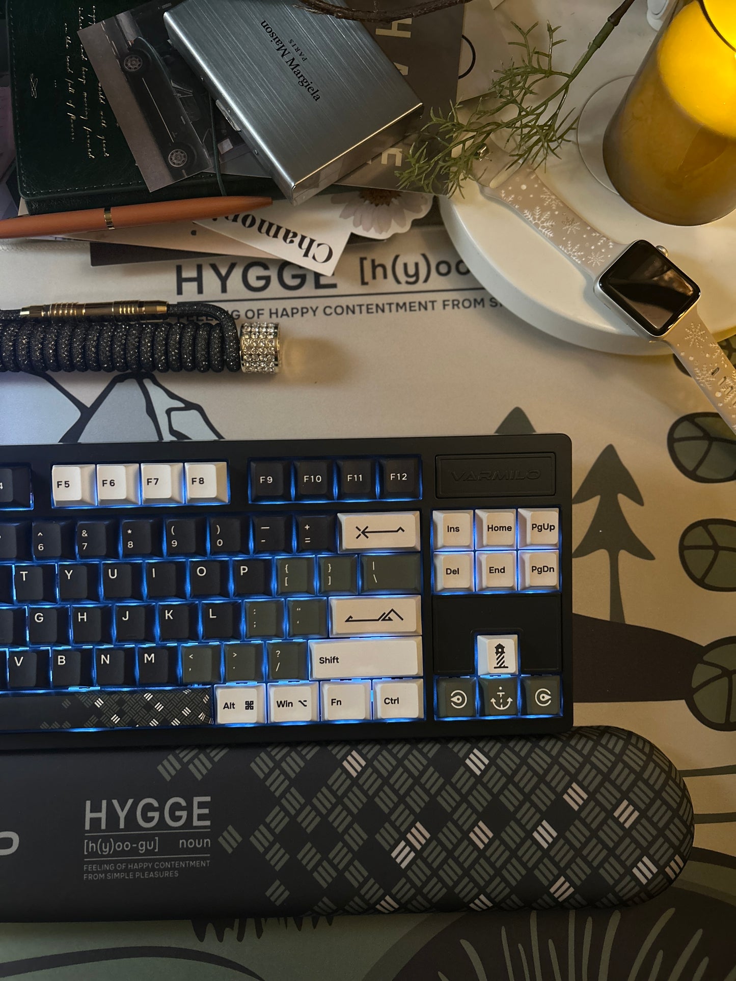 Unboxing Sample For Sales ONLY 1 Instock VARMILLO HYGGE V80 keyboard ➕ desk mat ➕Wristrest SET