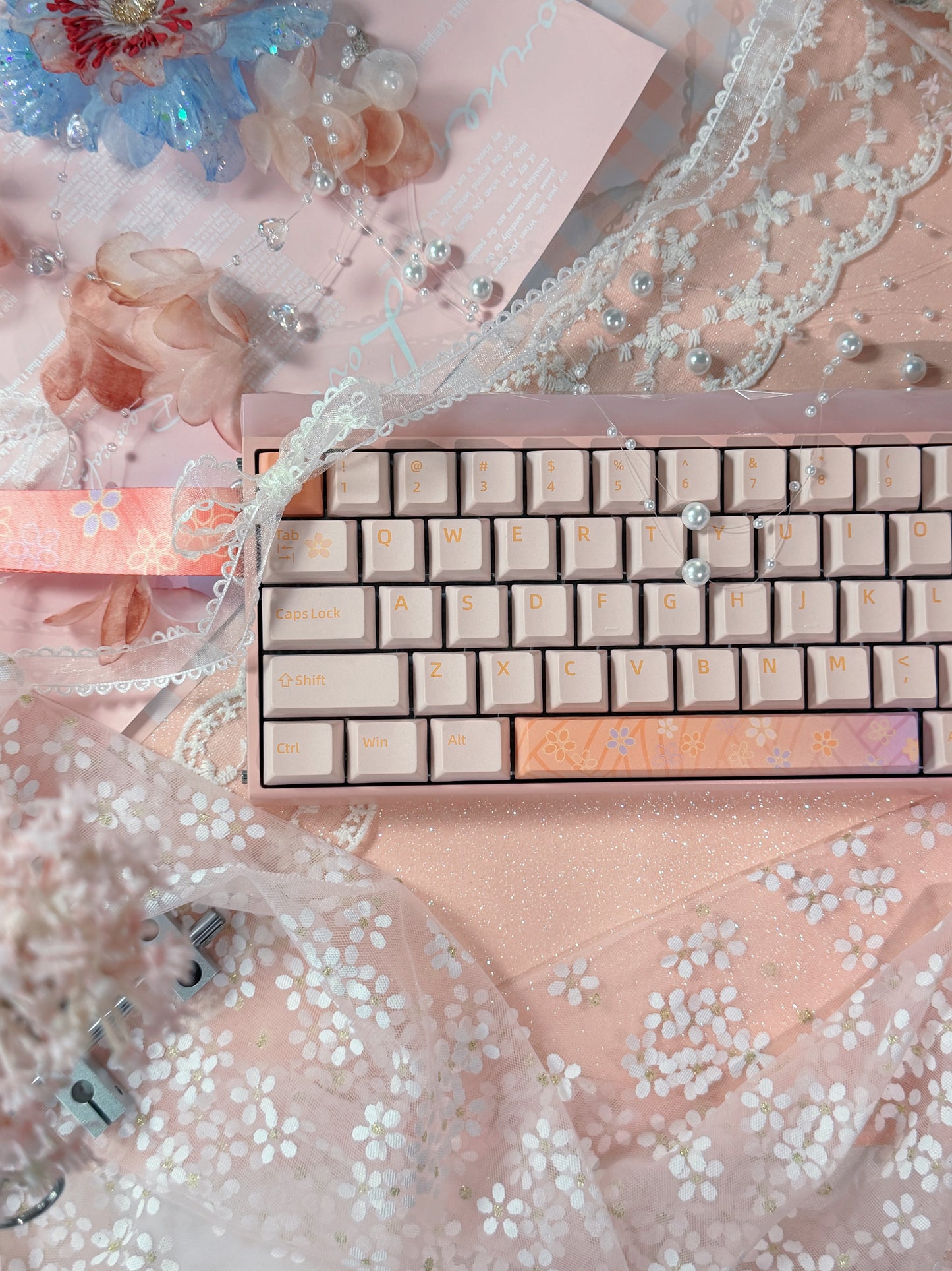 Unboxing Sample For Sales ONLY 1 Instock AULA HERO68 HE ULTRA SAKURA PINK MEGNATIC SWITCH GAMING KEYBOARD