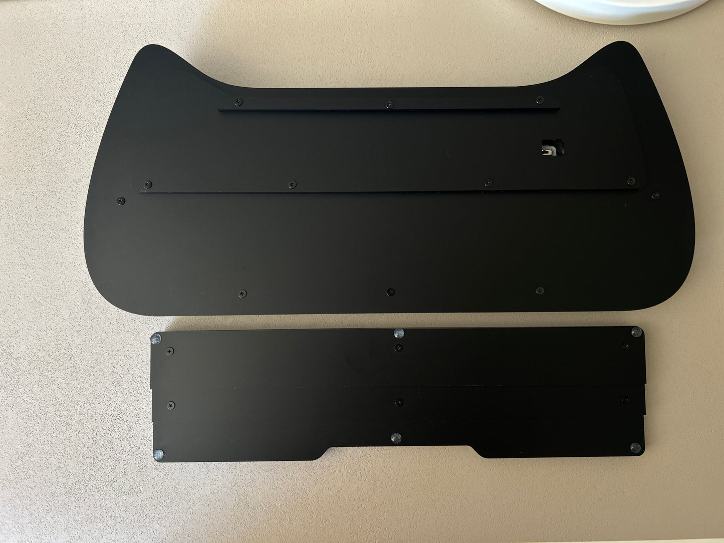 {Preorder} Prebuilt Acrylic Black Kitten Acrylic Ergonomic Customized Mechanical Keyboard Set