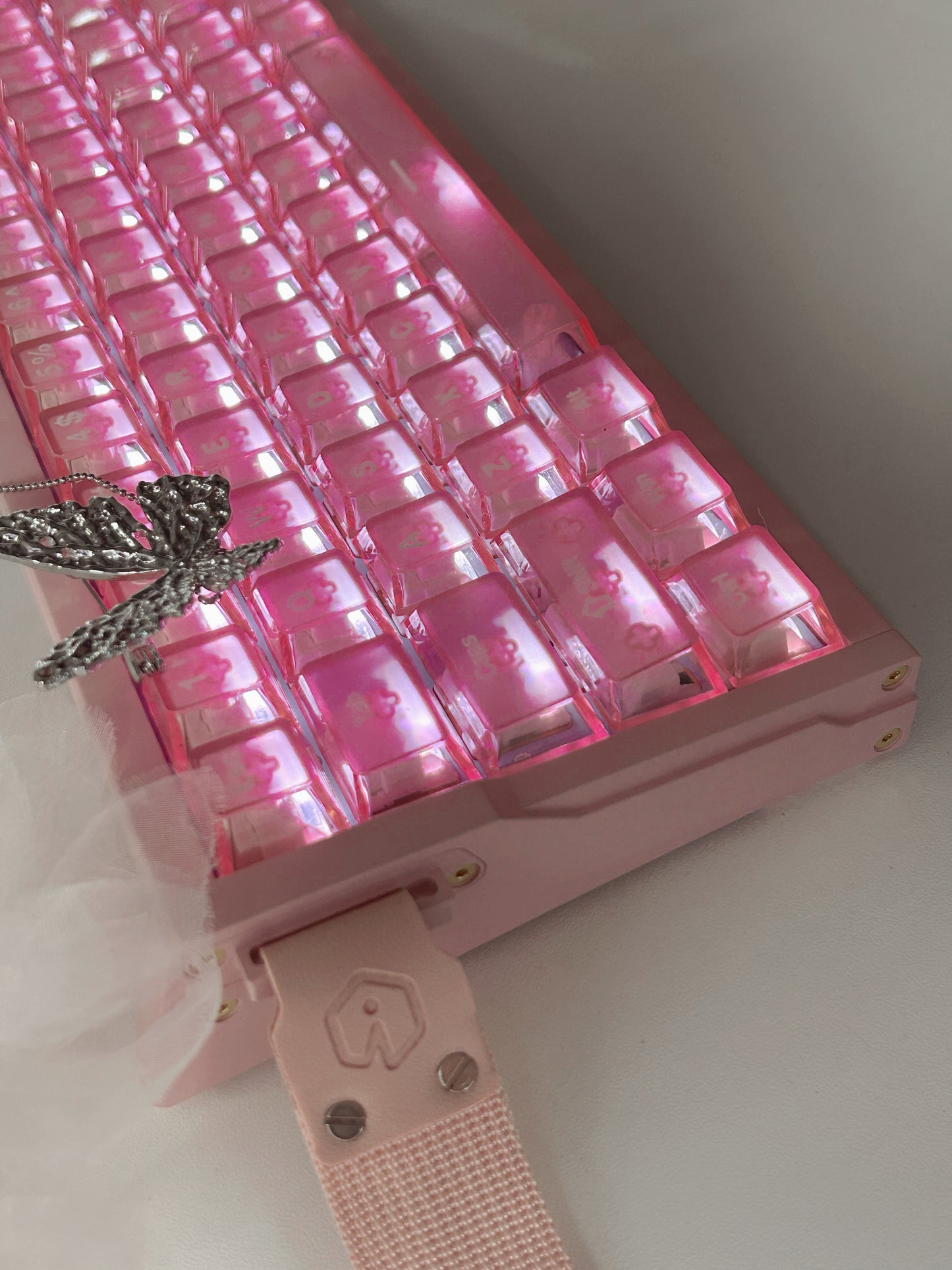 Unboxing Sample For Sales ONLY 1 Instock Peach Pink MG68 Plus Magnetic Switch Mechanical Keyboard