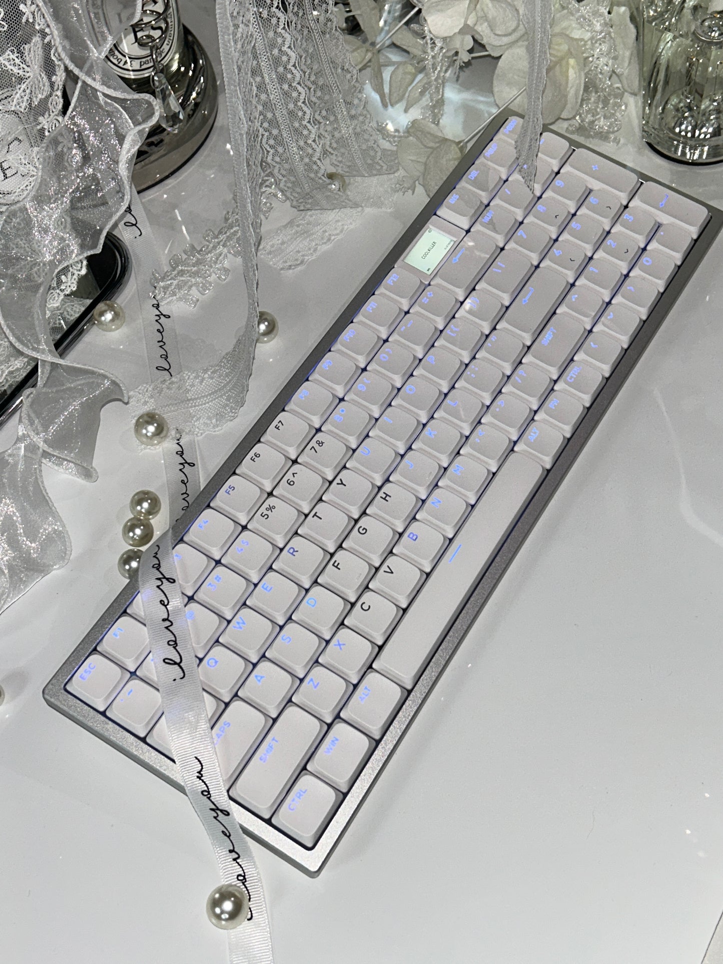 Unboxing Sample For Sales ONLY 1 Instock CK100 tri-mode low-profile mechanical wireless keyboard