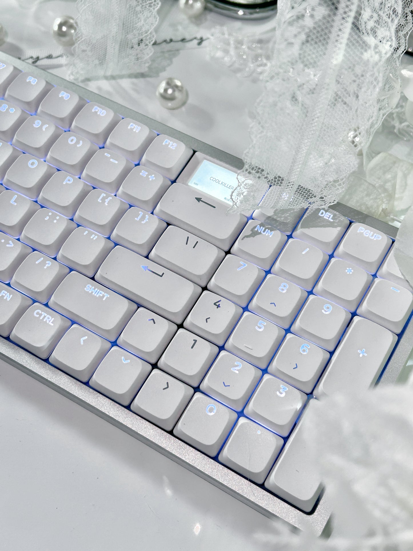 Unboxing Sample For Sales ONLY 1 Instock CK100 tri-mode low-profile mechanical wireless keyboard