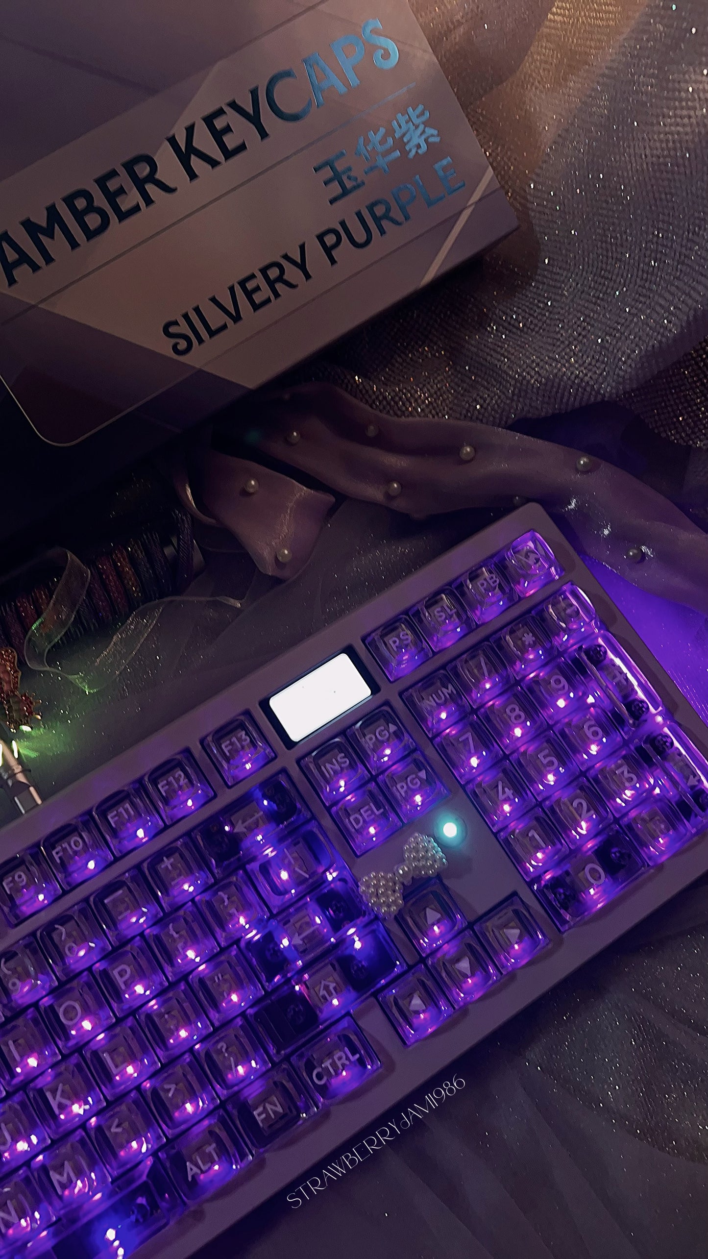 PREORDER Prebuilt ZOOM98 Purple Aluminum Customized Mechanical Keyboard
