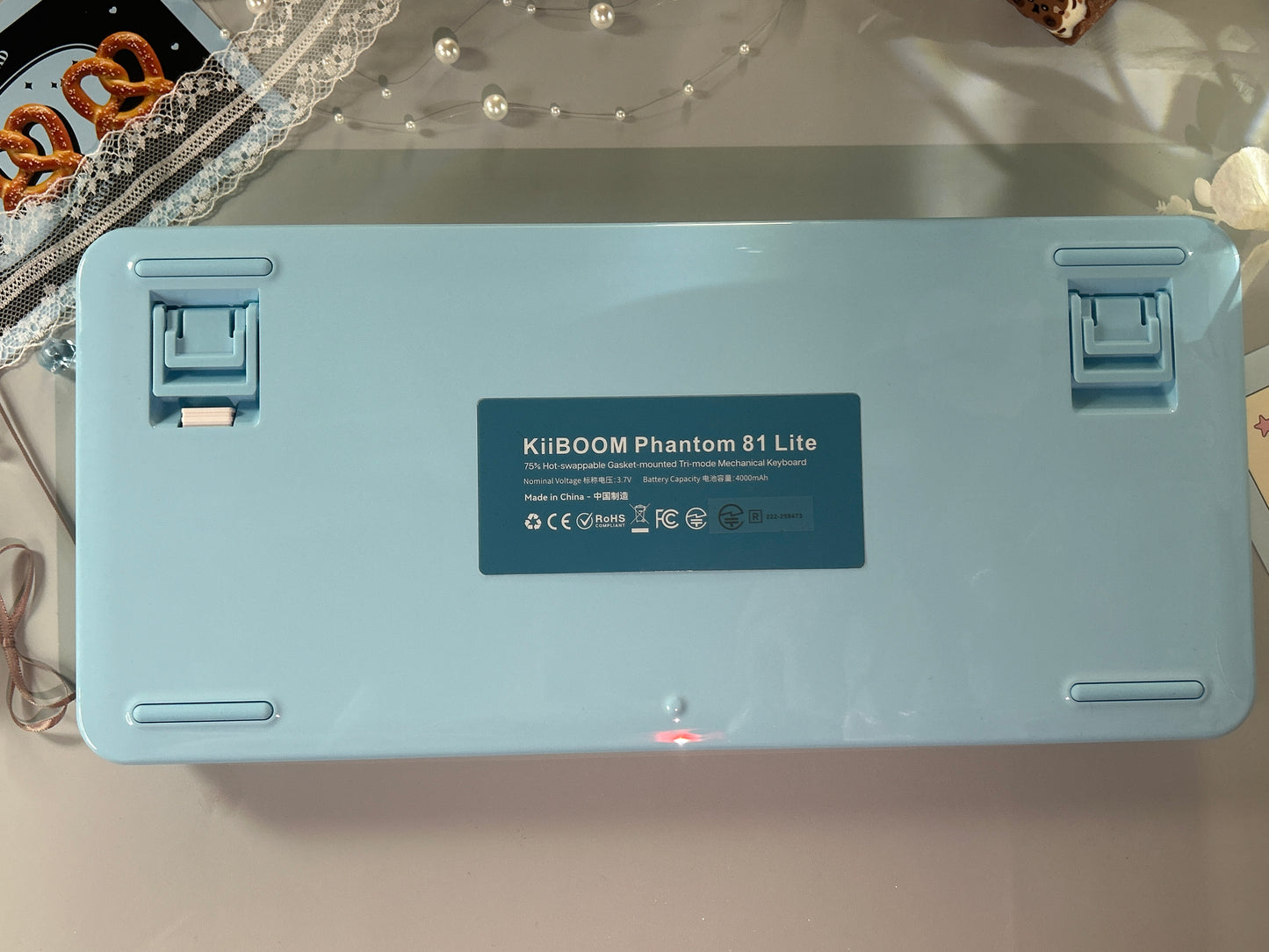 Unboxing Sample For Sales ONLY 1 Instock KiiBOOM Phantom81 Lite Blue