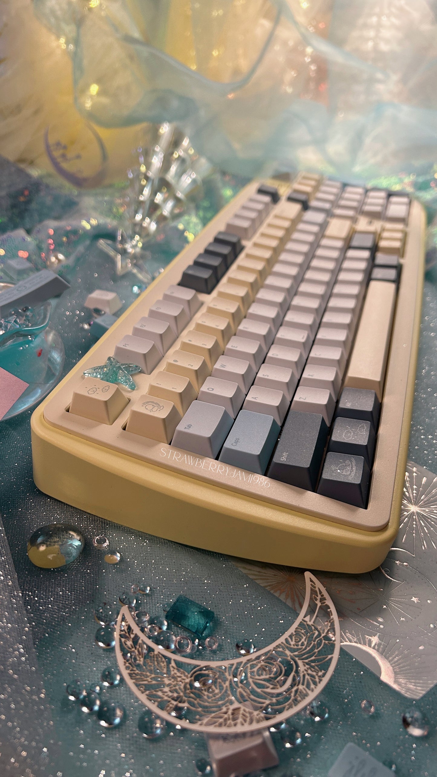 「ONLY 1 instock」Prebuilt Dino98 Aluminum Customized Mechanical Keyboard