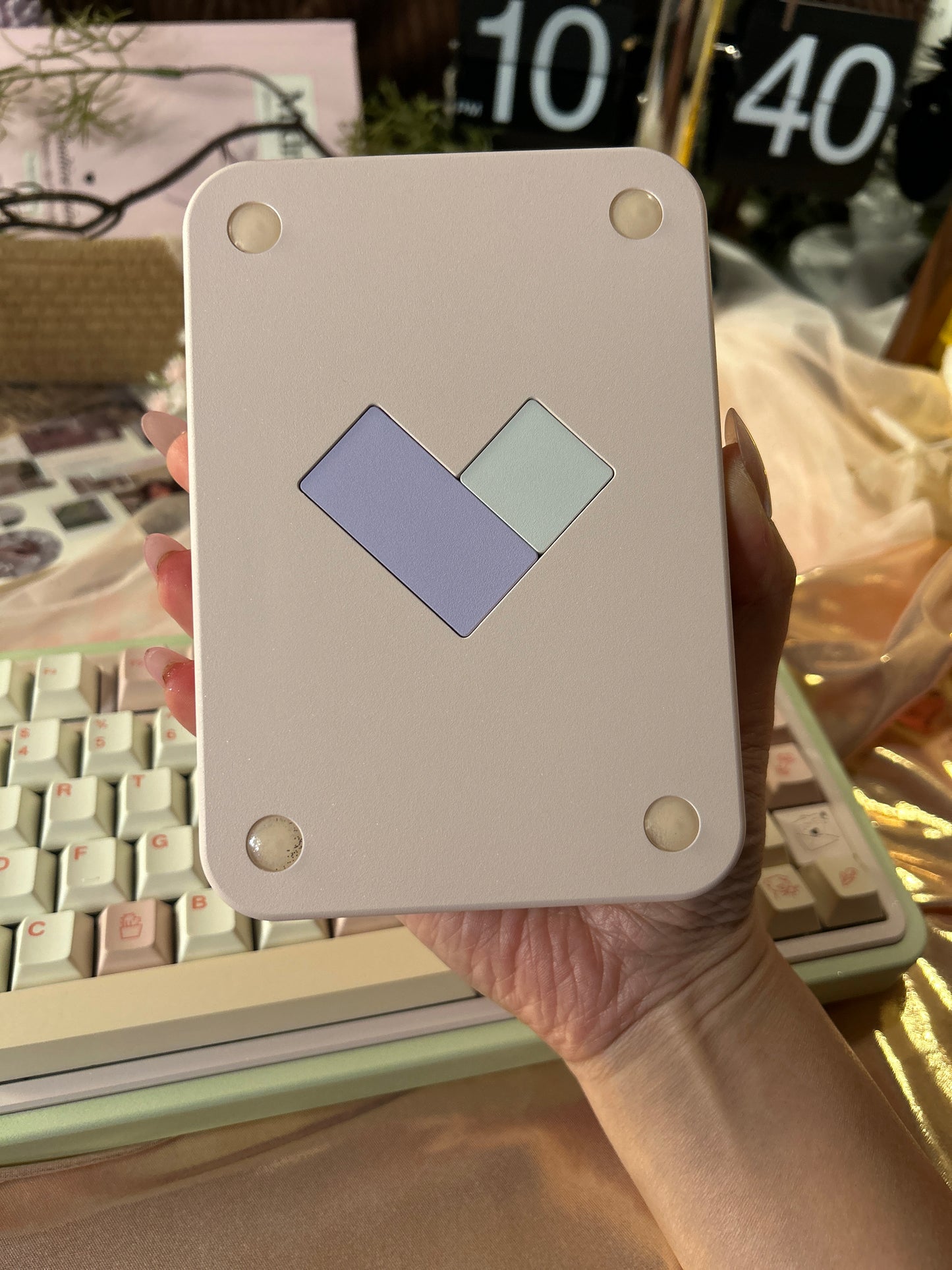 ONLY 1 INSTOCK Prebuilt Aluminum Customized Mechanical Keyboard Loveletter75 ➕ number padset