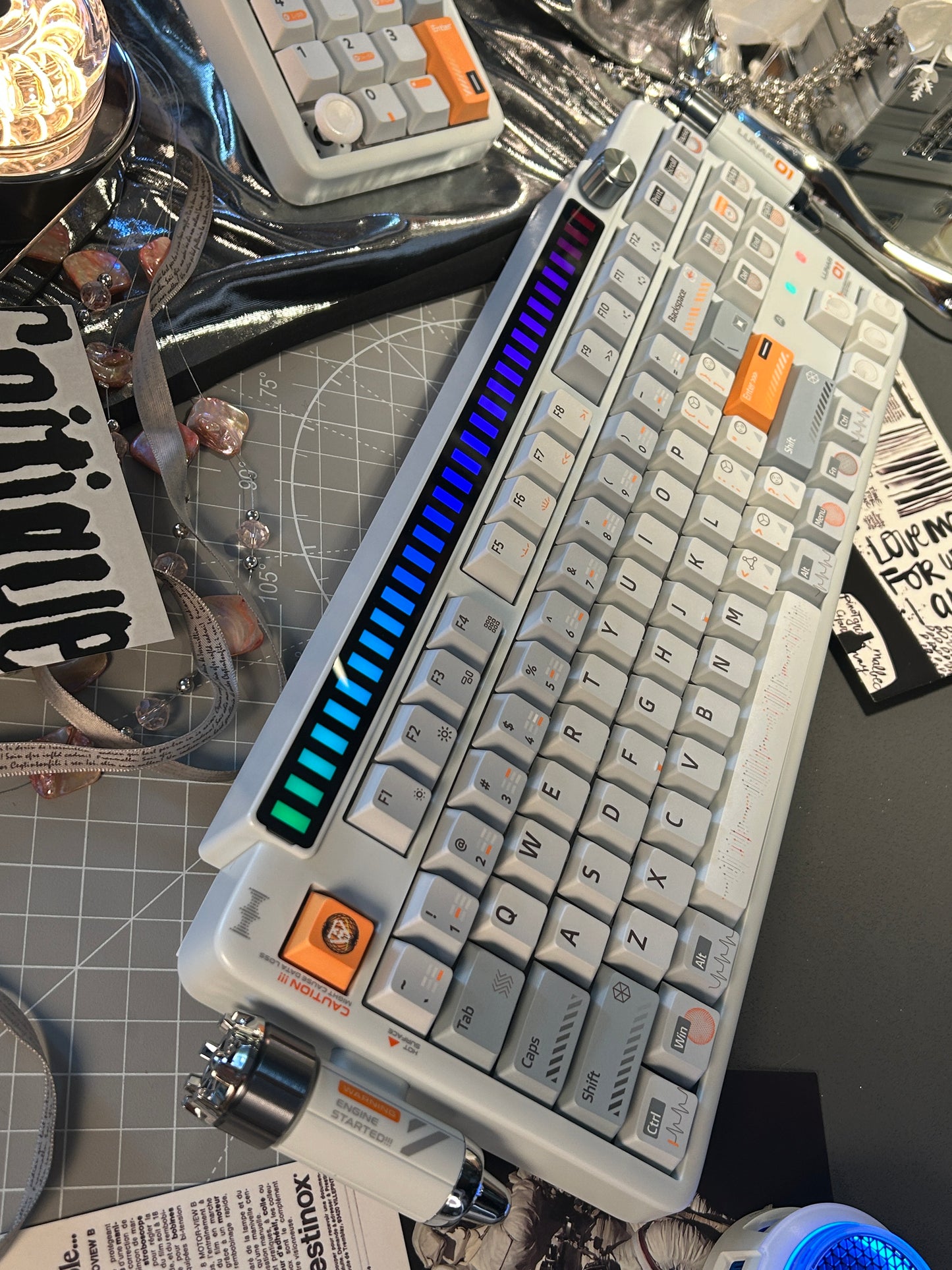 Unboxing Sample For Sales ONLY 1 Instock KeysMe Lunar 01 Mechanical Keyboard + Pad Set