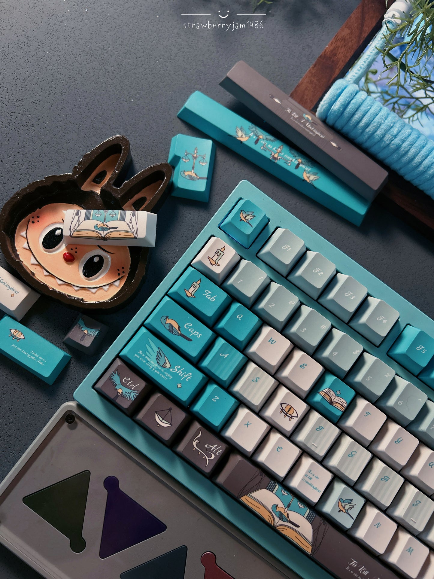 Prebuilt Aluminum Customized Mechanical Keyboard QK75 Set(not including Wristrest nor number pad)