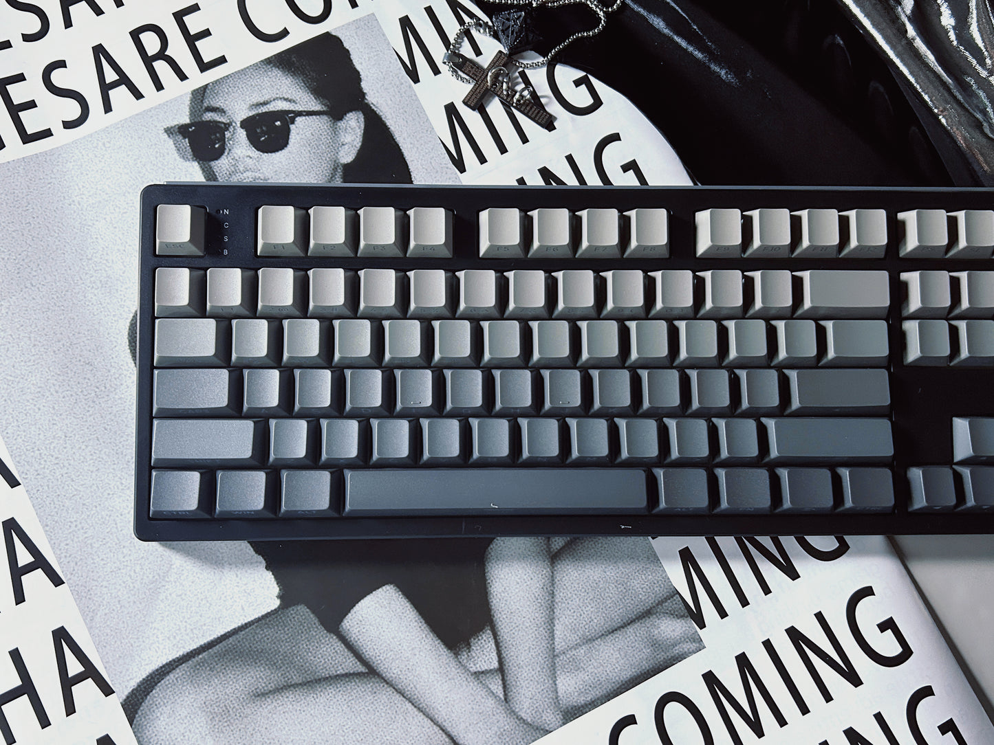 Unboxing Sample For Sales ONLY 1 Instock EPOMAKER TH108 Grey Black Gasket-Mount Hot-Swappable Custom Keyboard