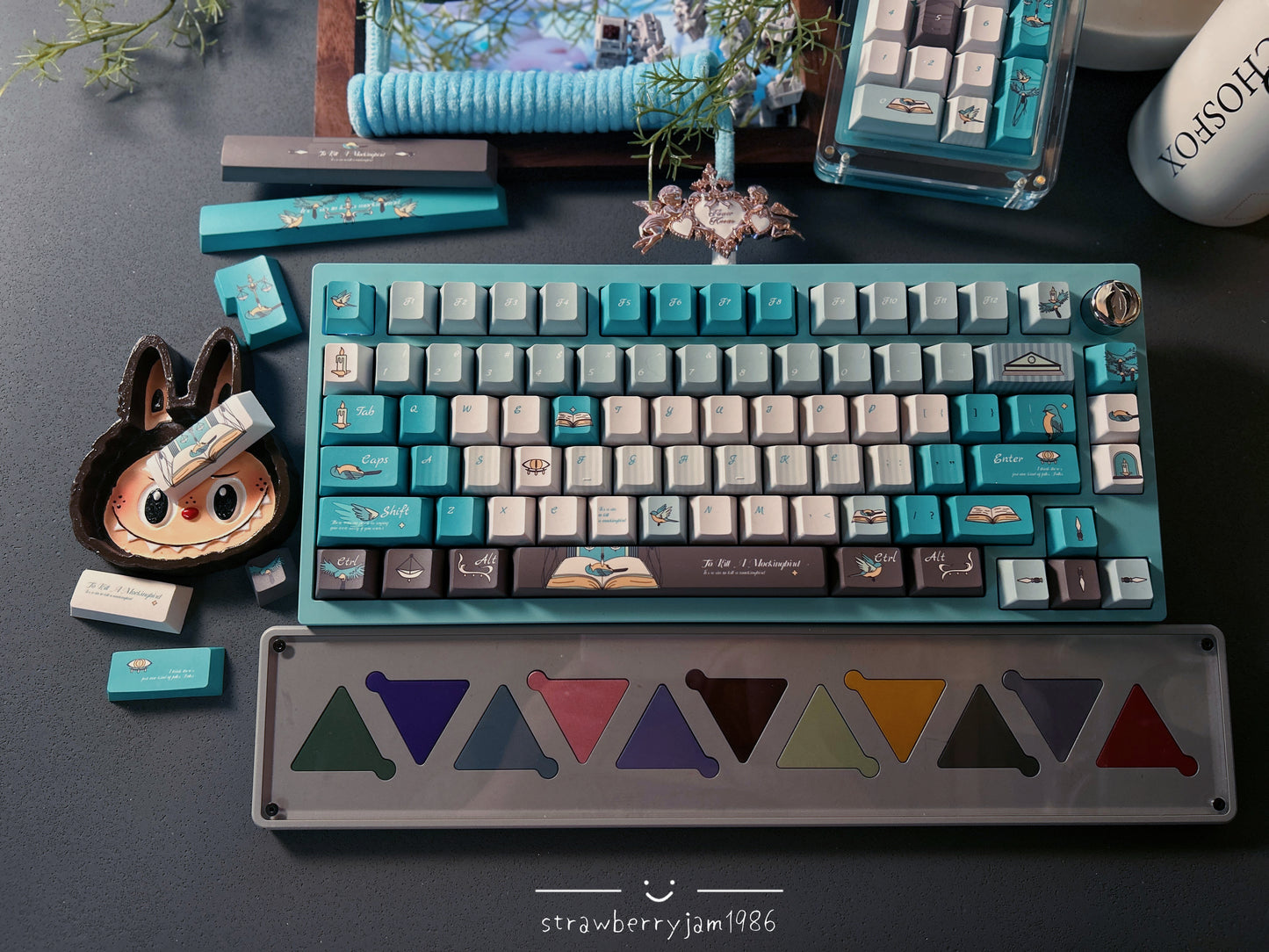 Prebuilt Aluminum Customized Mechanical Keyboard QK75 Set(not including Wristrest nor number pad)