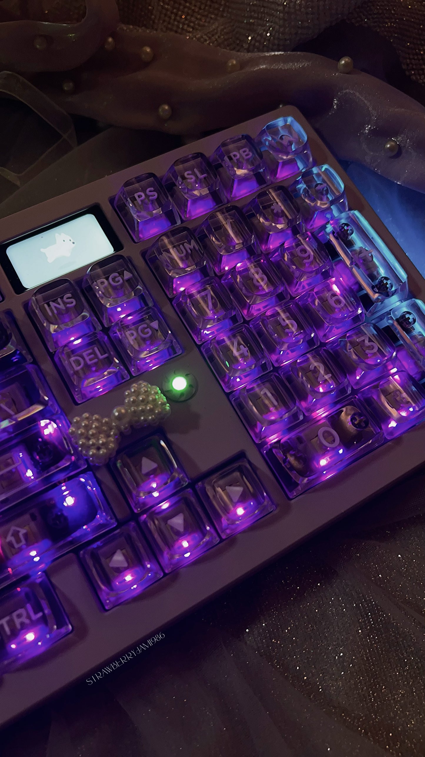 PREORDER Prebuilt ZOOM98 Purple Aluminum Customized Mechanical Keyboard