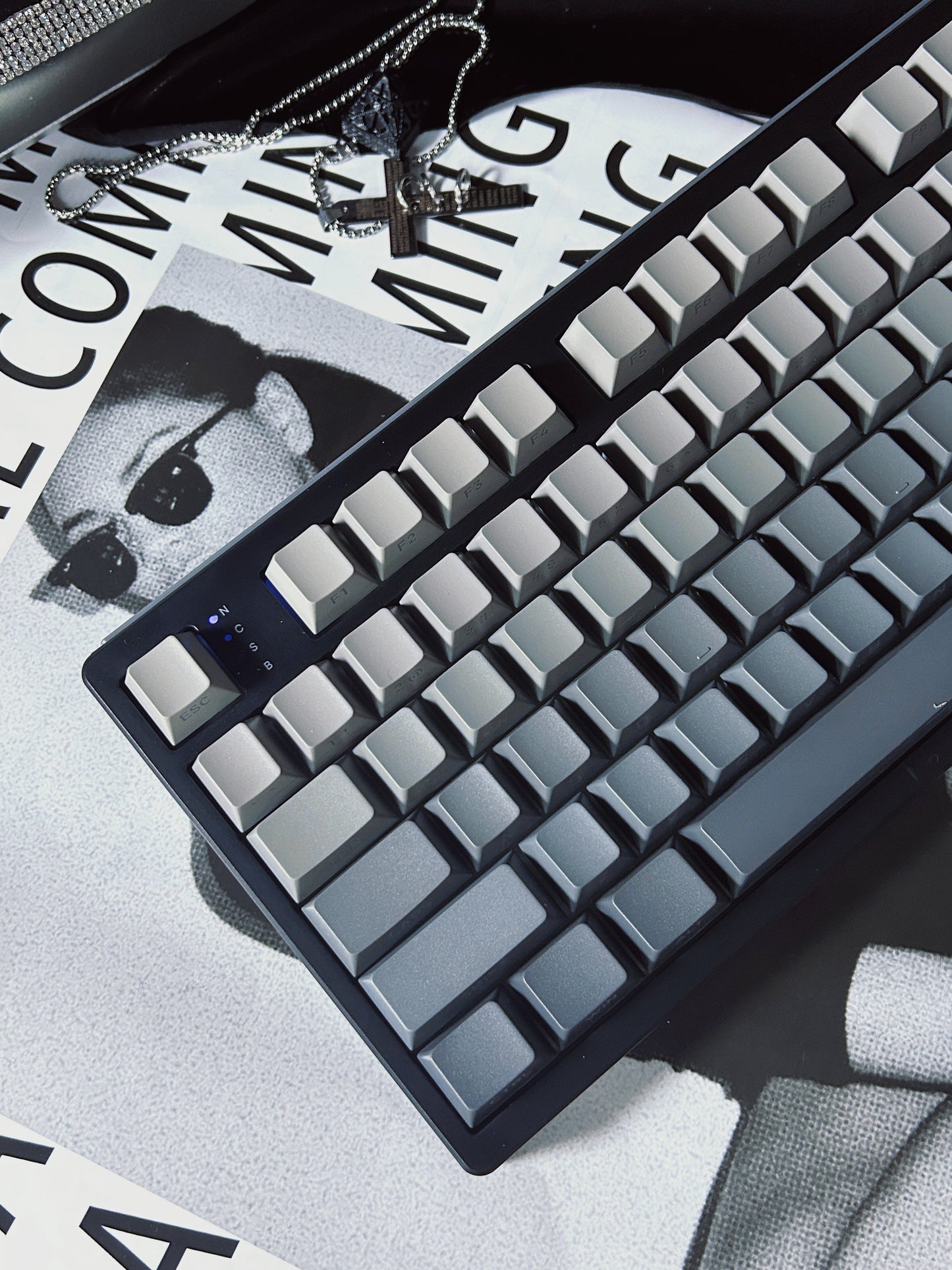 Unboxing Sample For Sales ONLY 1 Instock EPOMAKER TH108 Grey Black Gasket-Mount Hot-Swappable Custom Keyboard