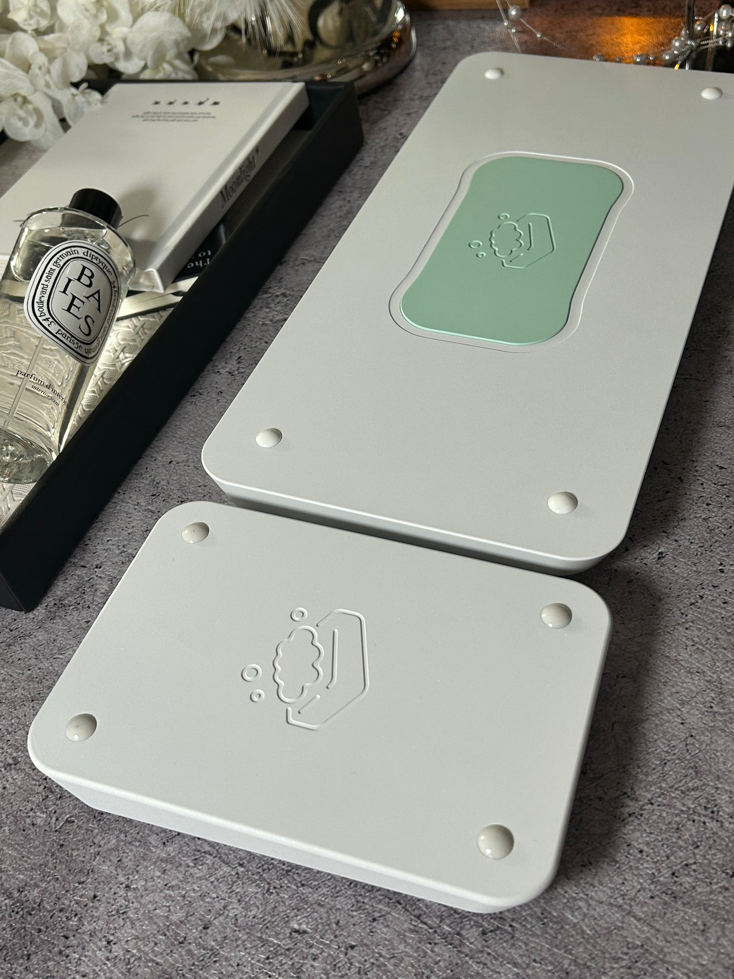 Preorder Prebuilt Aluminum Customized Mechanical Keyboard Soap75 White creamy thocky set