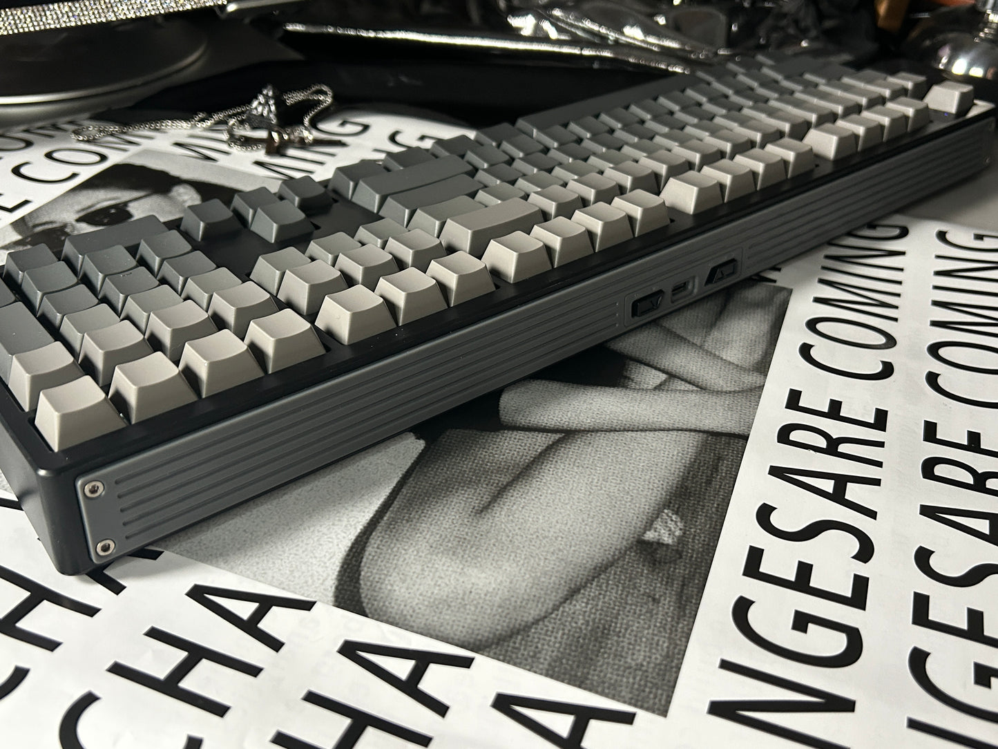 Unboxing Sample For Sales ONLY 1 Instock EPOMAKER TH108 Grey Black Gasket-Mount Hot-Swappable Custom Keyboard