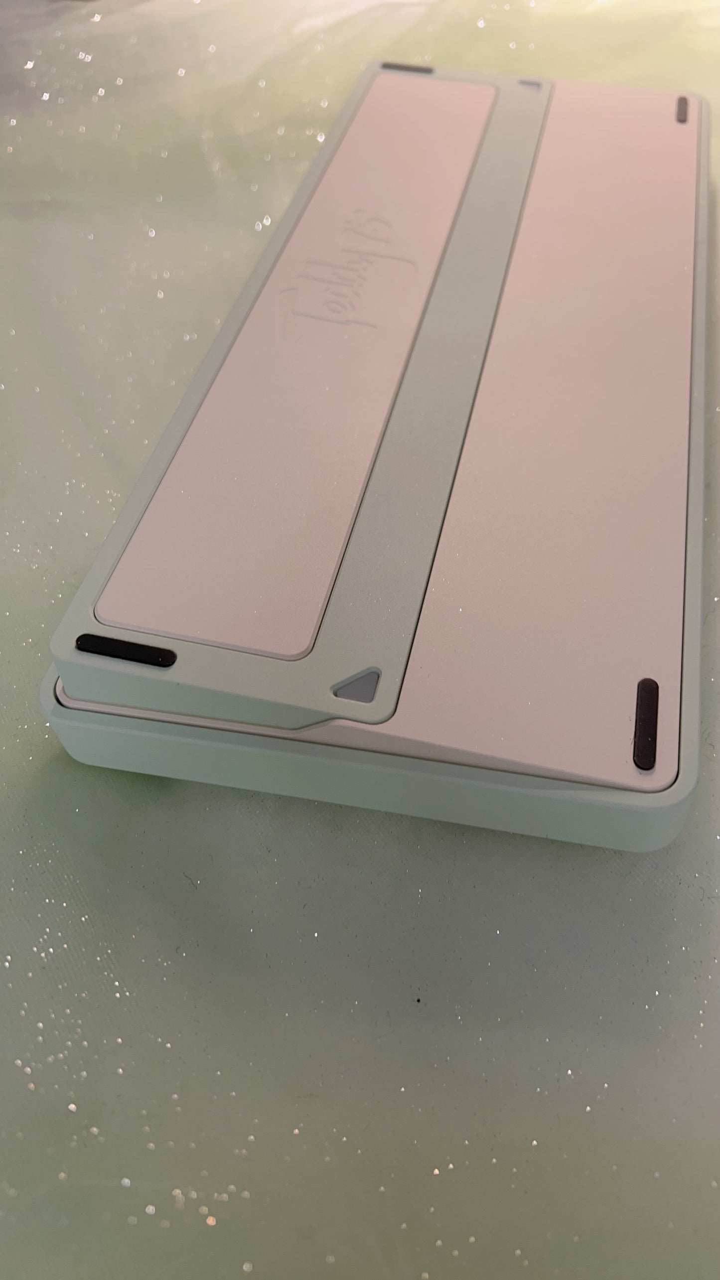 PREORDER Prebuilt Teddy75 Pastel Green Aluminum Customized Mechanical Keyboard