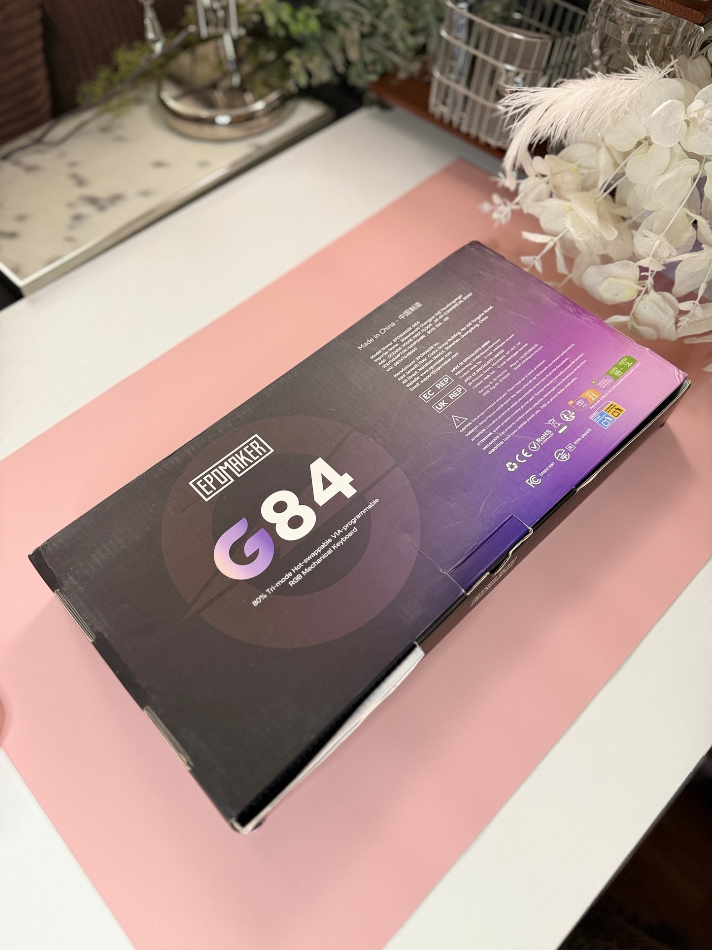 Unboxing For Sales EPOMAKER G84 RGB Gaming Mechanical Wireless Keyboard