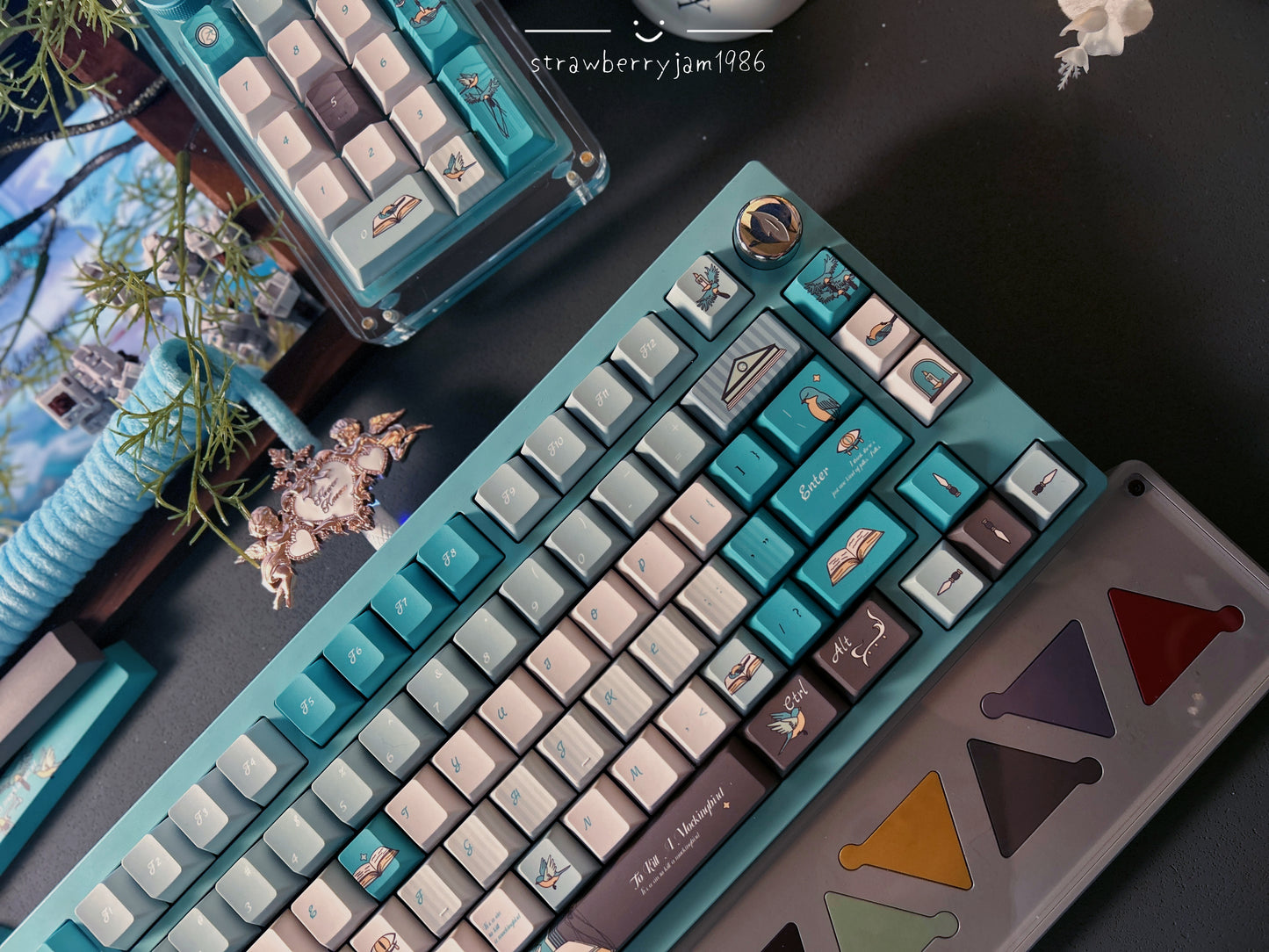 Prebuilt Aluminum Customized Mechanical Keyboard QK75 Set(not including Wristrest nor number pad)