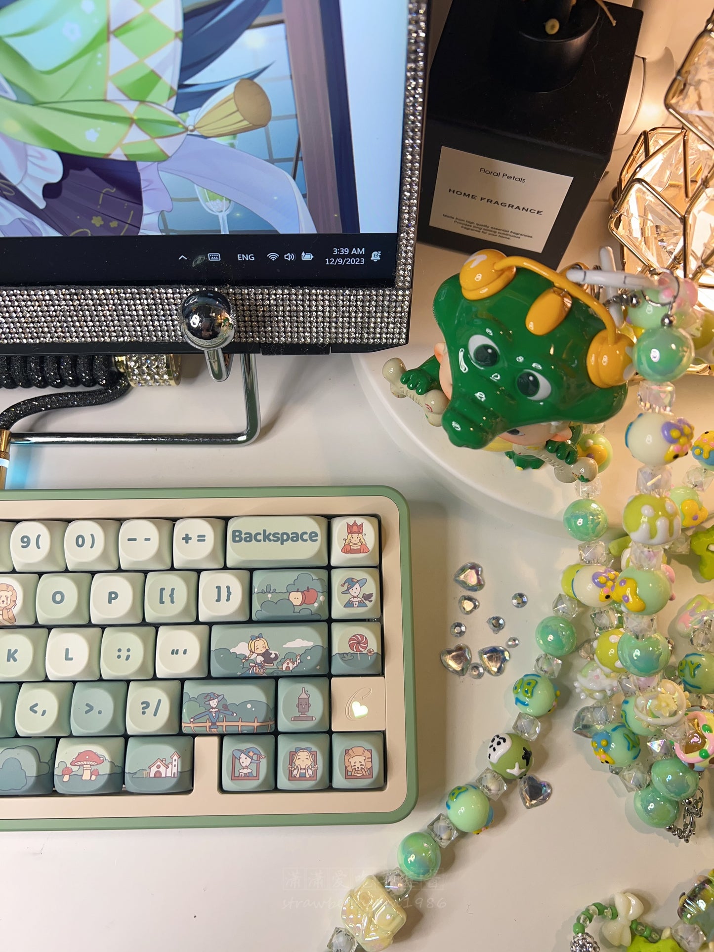 【preorder】Prebuilt Matcha Green Lucky65 The Wonderful Wizard of OZ Aluminum Customized Mechanical Keyboard