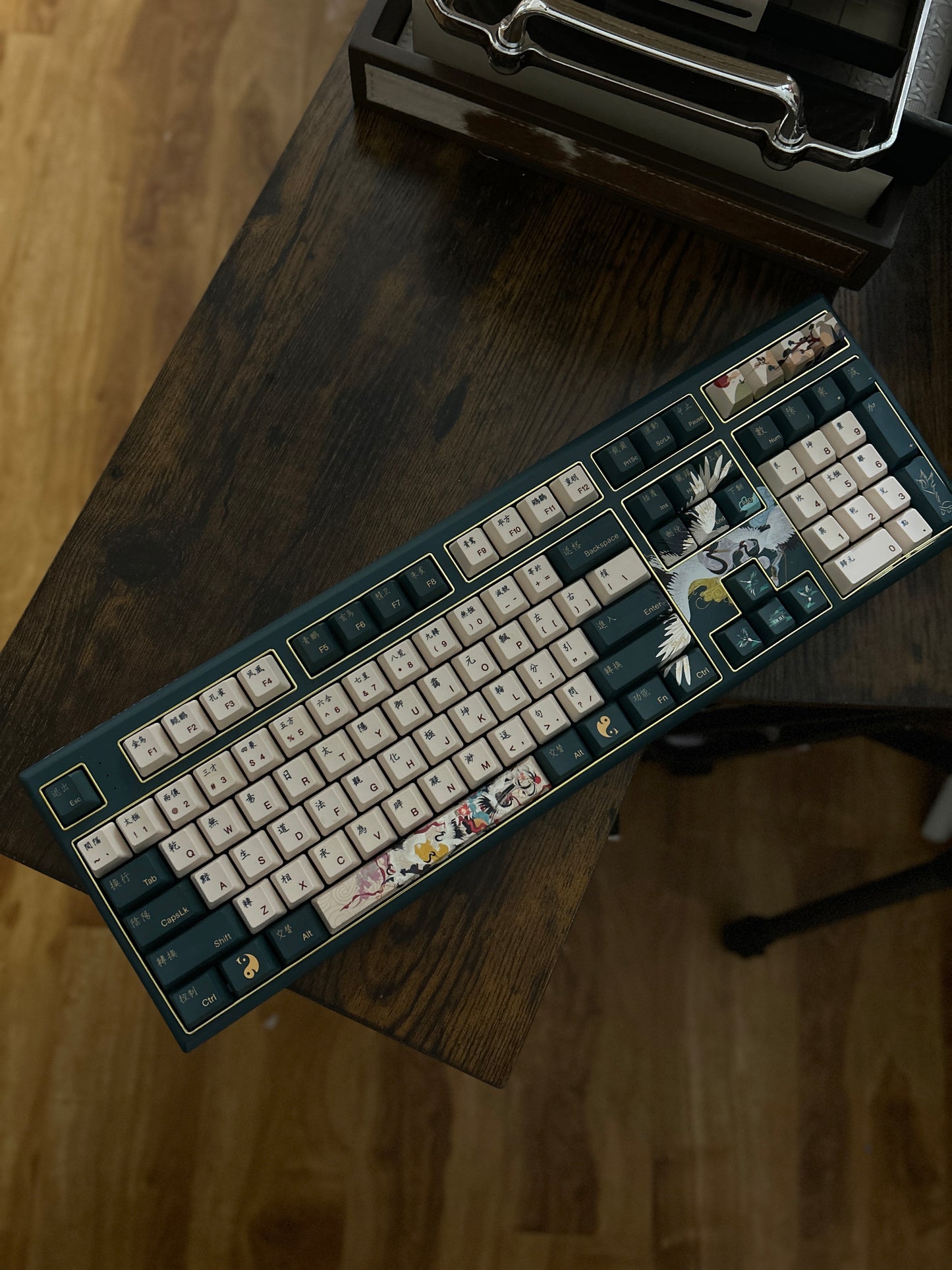 unboxing sample sale ONLY 1 Instock prebuilt tri-mode Varmilo Crane of Lure 108