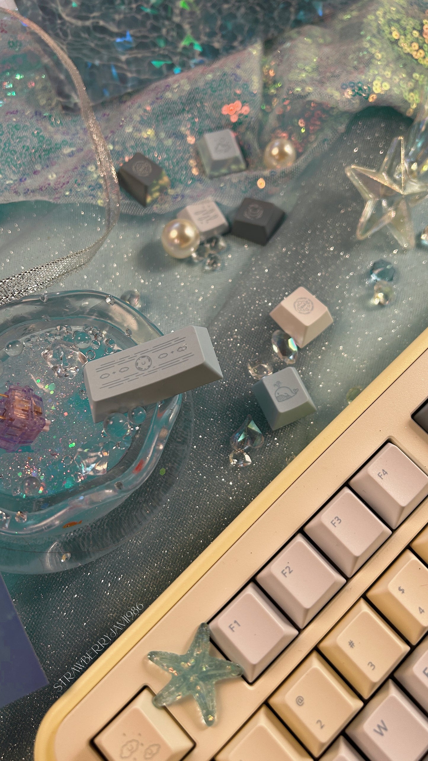 「ONLY 1 instock」Prebuilt Dino98 Aluminum Customized Mechanical Keyboard