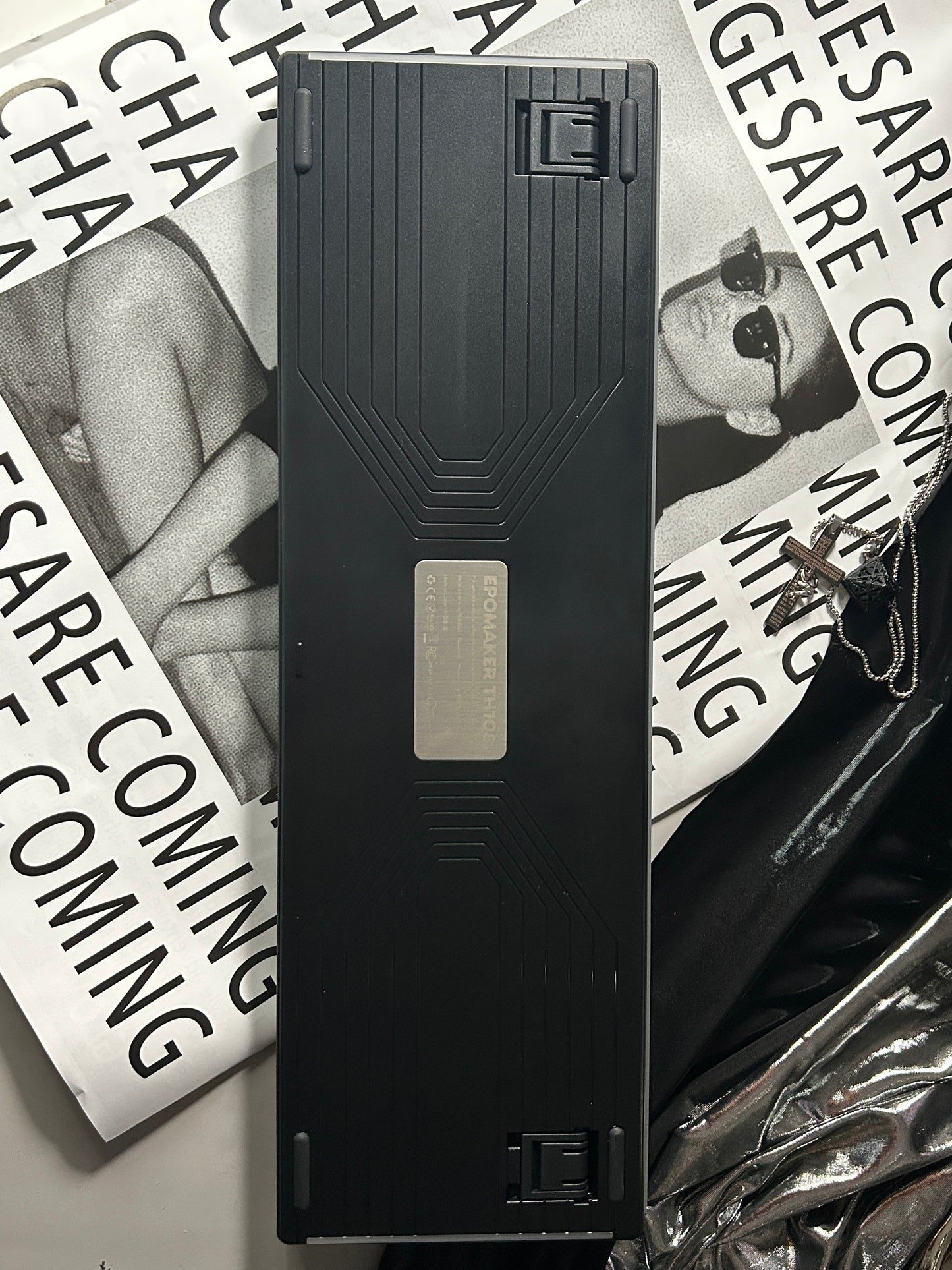 Unboxing Sample For Sales ONLY 1 Instock EPOMAKER TH108 Grey Black Gasket-Mount Hot-Swappable Custom Keyboard