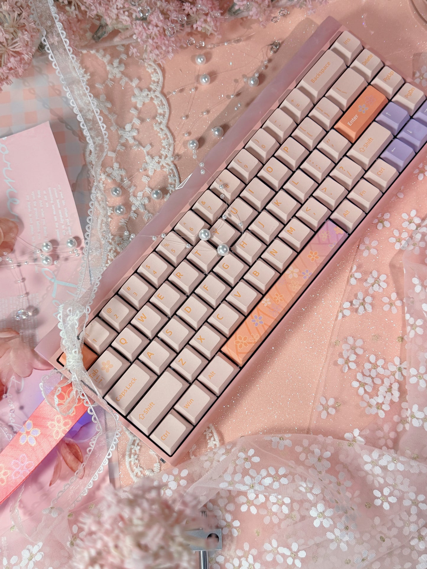 Unboxing Sample For Sales ONLY 1 Instock AULA HERO68 HE ULTRA SAKURA PINK MEGNATIC SWITCH GAMING KEYBOARD