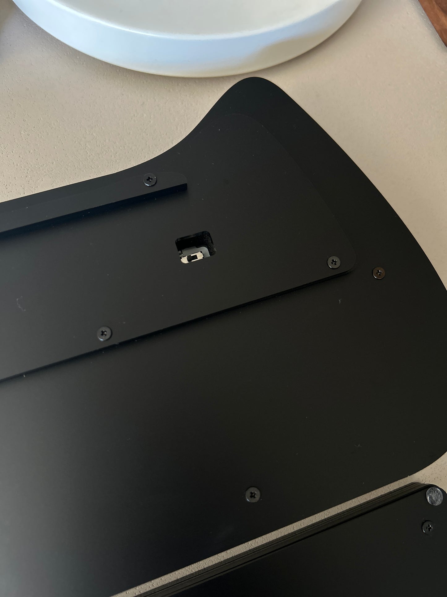 {Preorder} Prebuilt Acrylic Black Kitten Acrylic Ergonomic Customized Mechanical Keyboard Set