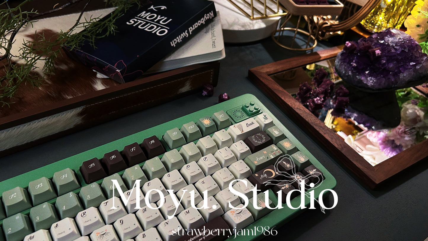 PREORDER Prebuilt Nova75 Green Aluminum Customized Mechanical Keyboard