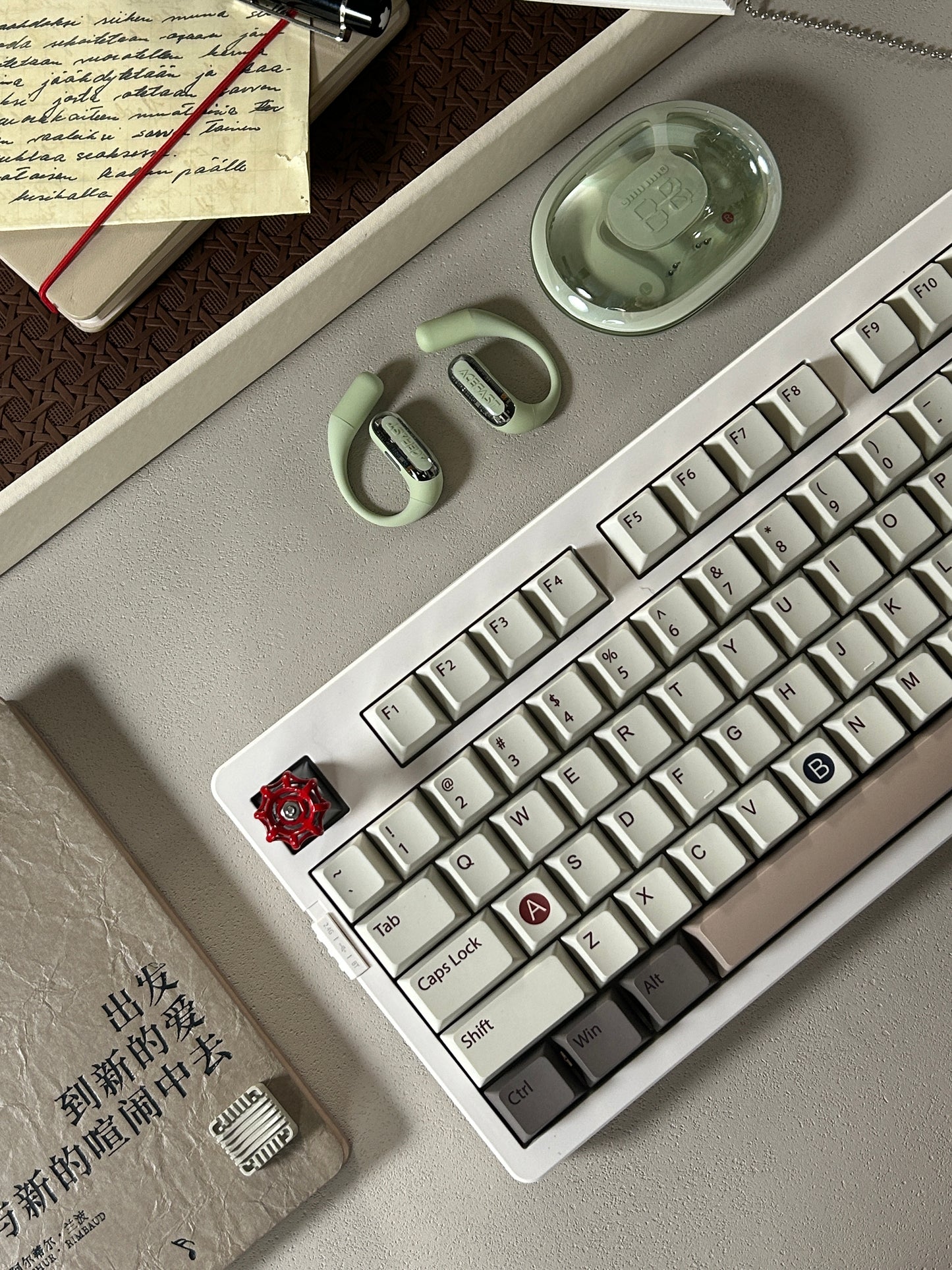Unboxing Sample For Sales ONLY 1 Instock EPOMAKER EK98 Wireless Mechanical Keyboard, Tri-Mode Bluetooth/2.4Ghz/USB-C Wired, Hot Swappable Creamy Switch, RGB Backlit Custom (White, Mulan Switch)