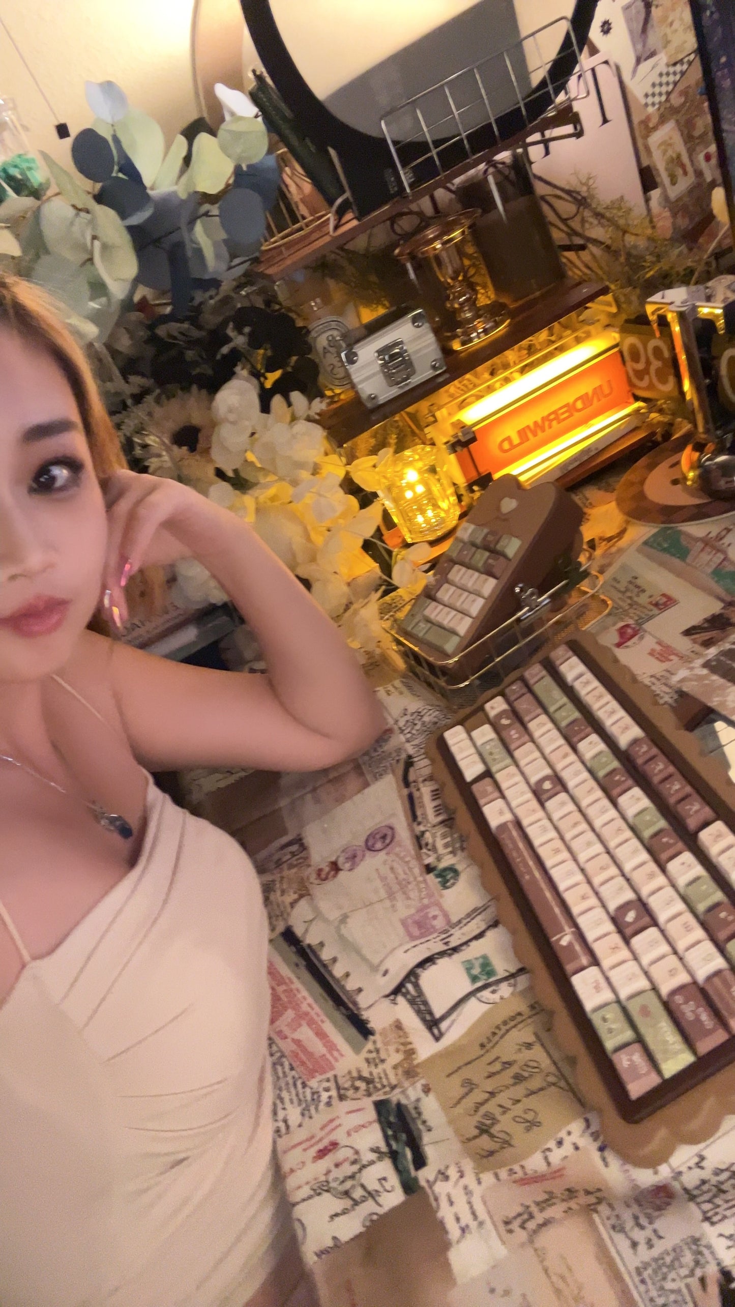 #0172 Matcha Latte Green Coffee Keycap Cherry Profile